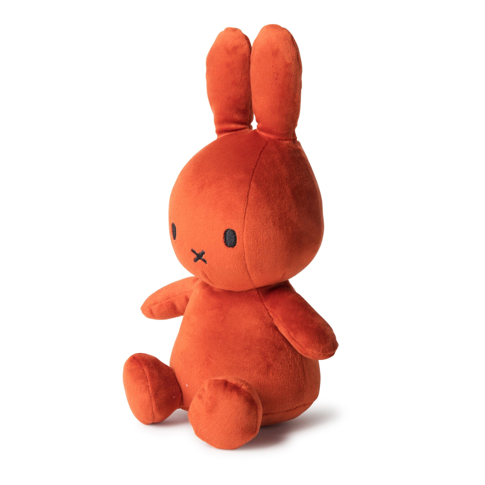 Miffy Sitting Velvet samtig terra / terracotta 23 cm Kuscheltiere Bon Ton Toys