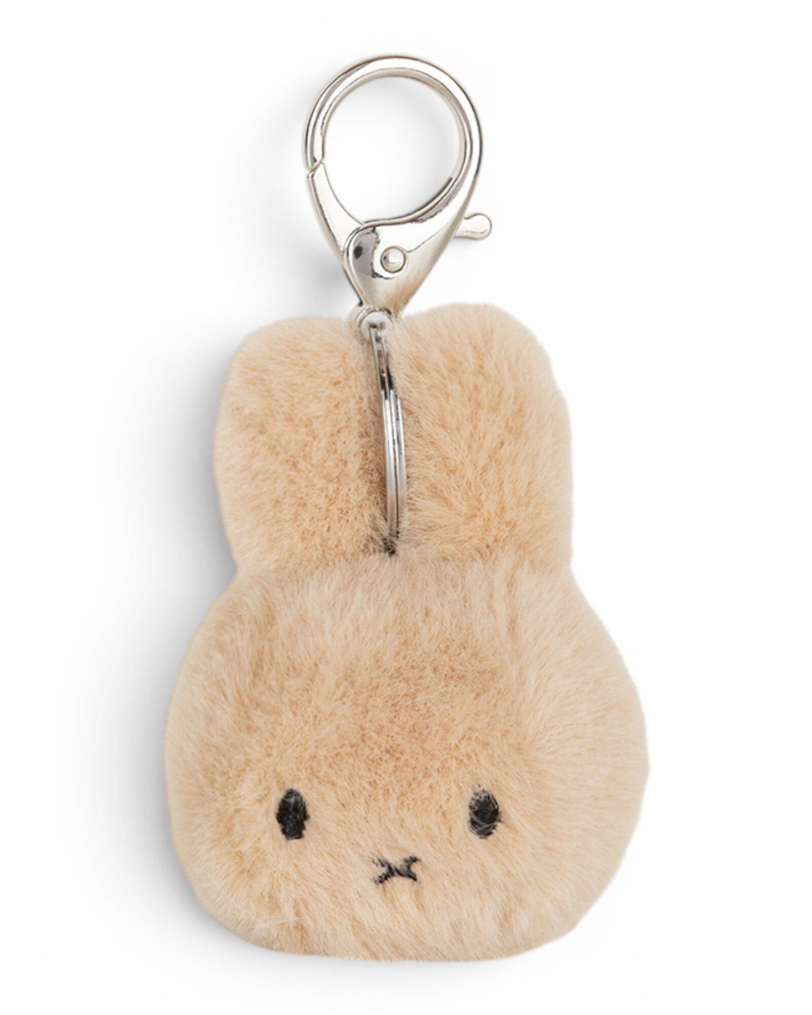 Miffy Teddy Schlüsselanhänger ECO Fuzzy beige 8cm Schlüsselanhänger Bon Ton Toys x Miffy
