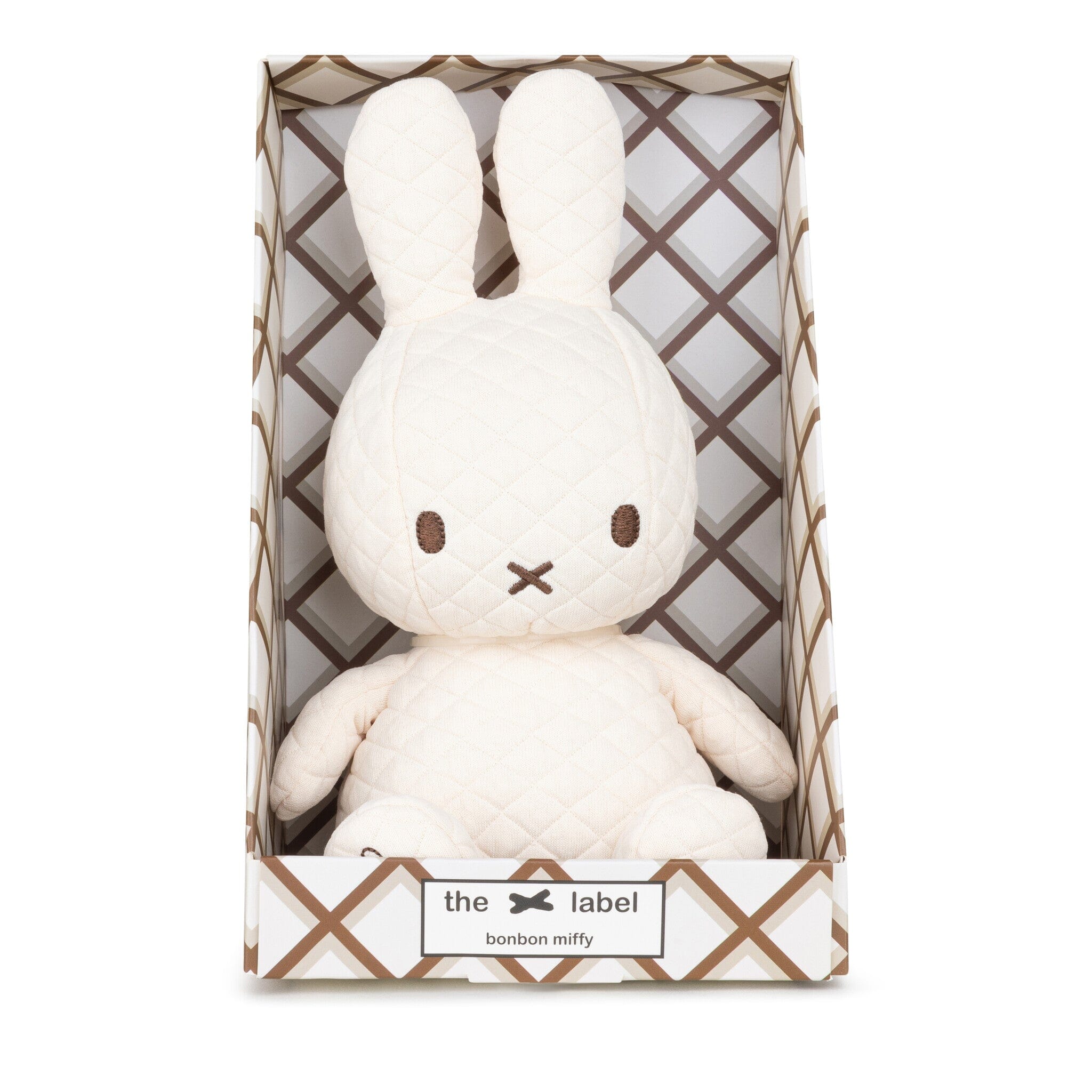 Miffy -The x Label - Bonbon creme sitzend 23 cm in Geschenkbox Kuscheltiere Bon Ton Toys