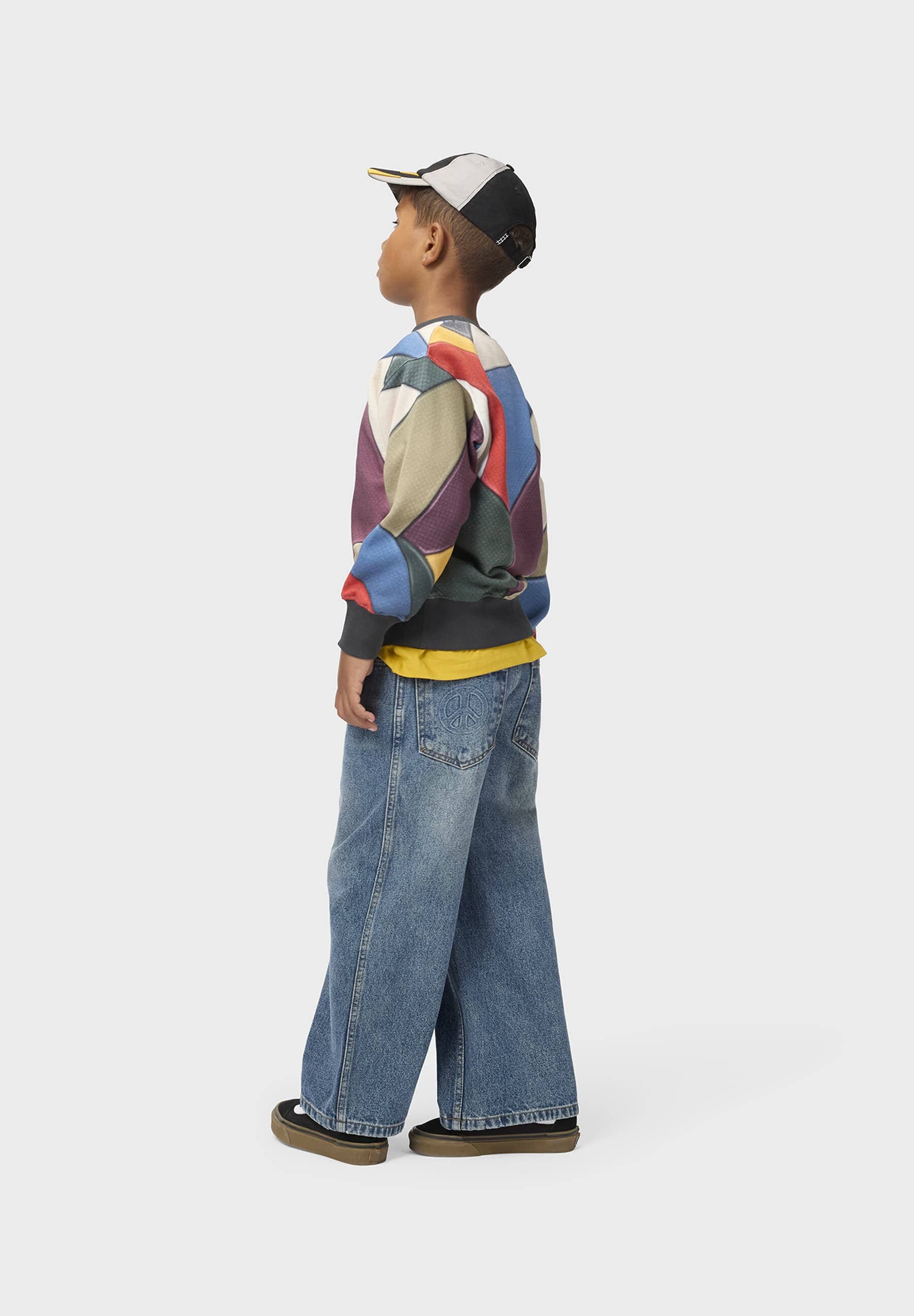 MOLO Jungen Sweatshirt Mattis mit Fußball-Print Sweatshirt MOLO