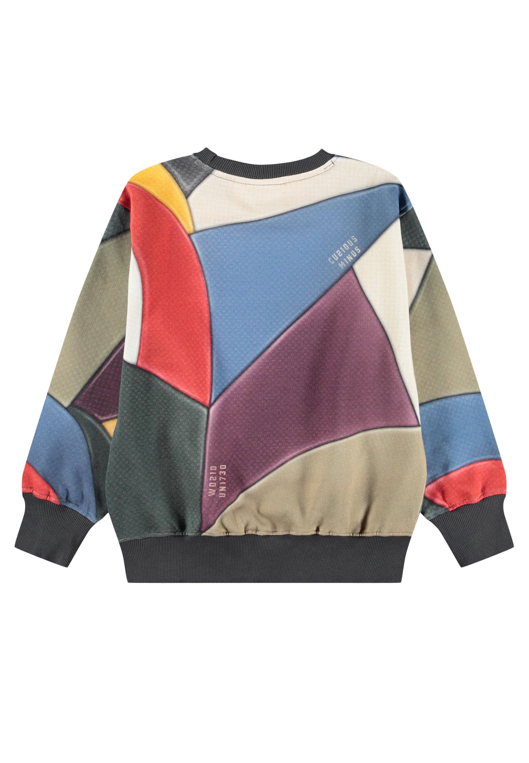 MOLO Jungen Sweatshirt Mattis mit Fußball-Print Sweatshirt MOLO