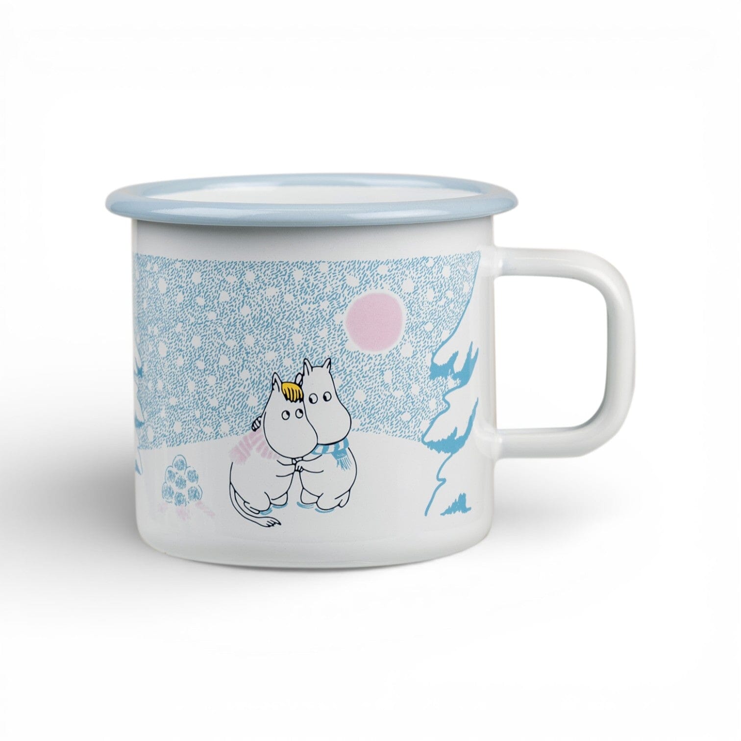 Moomin by Muurla Emaille-Tasse „Let it Snow“ – 370ml Becher Moomin by Muurla