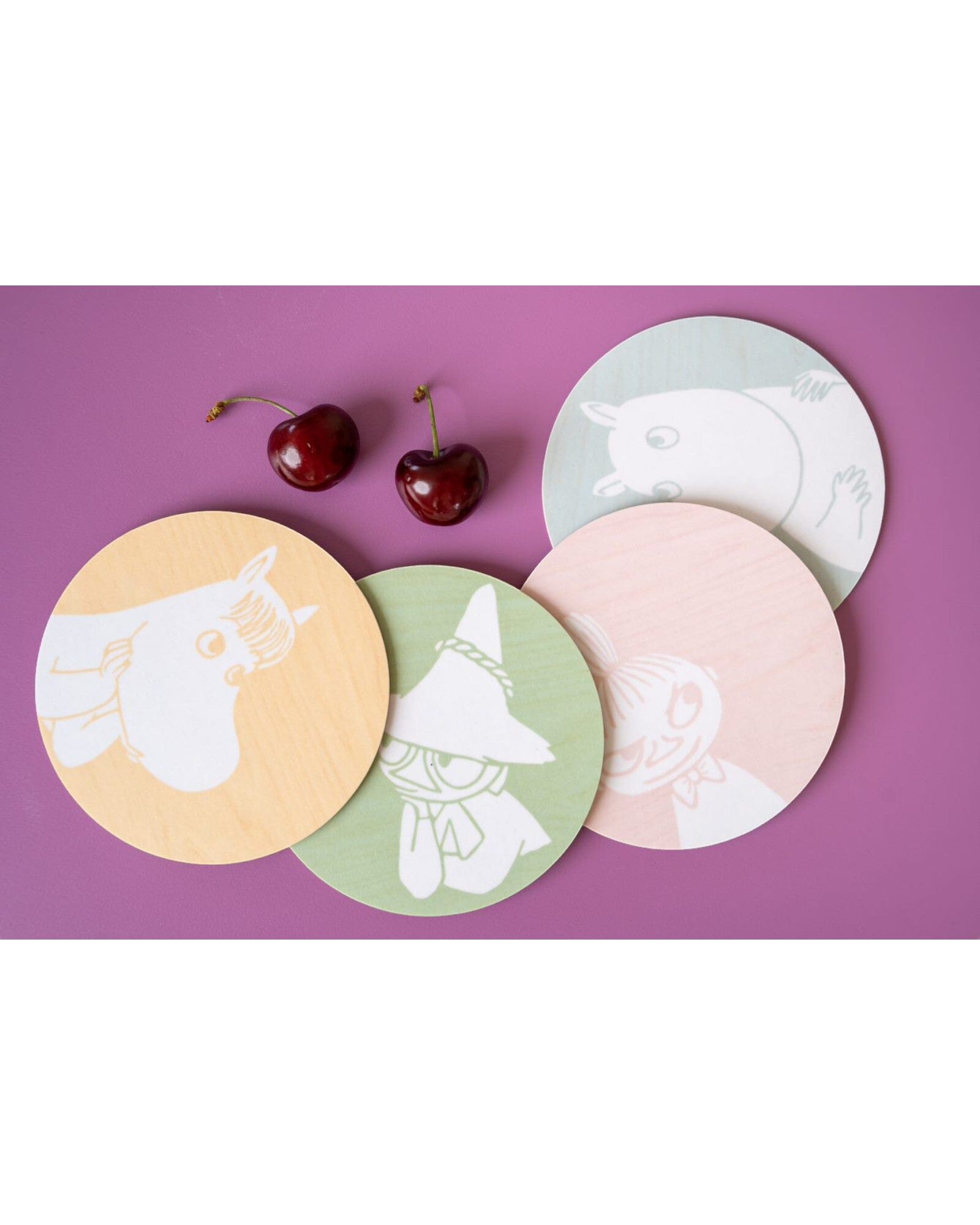 Moomin by Muurla Untersetzer Ø10 cm – 4er-Set © Moomin Characters Untersetzer und Tablets Moomin by Muurla