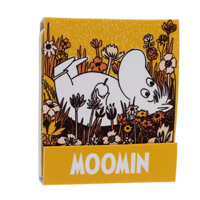 Moomin © Moomin Characters – Nagelfeilen-Set im Streichholzbriefchen Moomin by Martinex Gelb