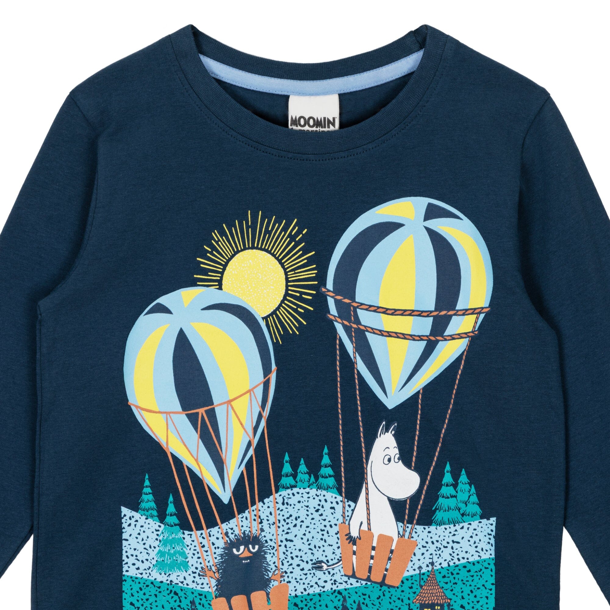 Moomin Kids Langarmshirt „Early Flight“ – Dark Blue Langarmshirt Moomin by Martinex