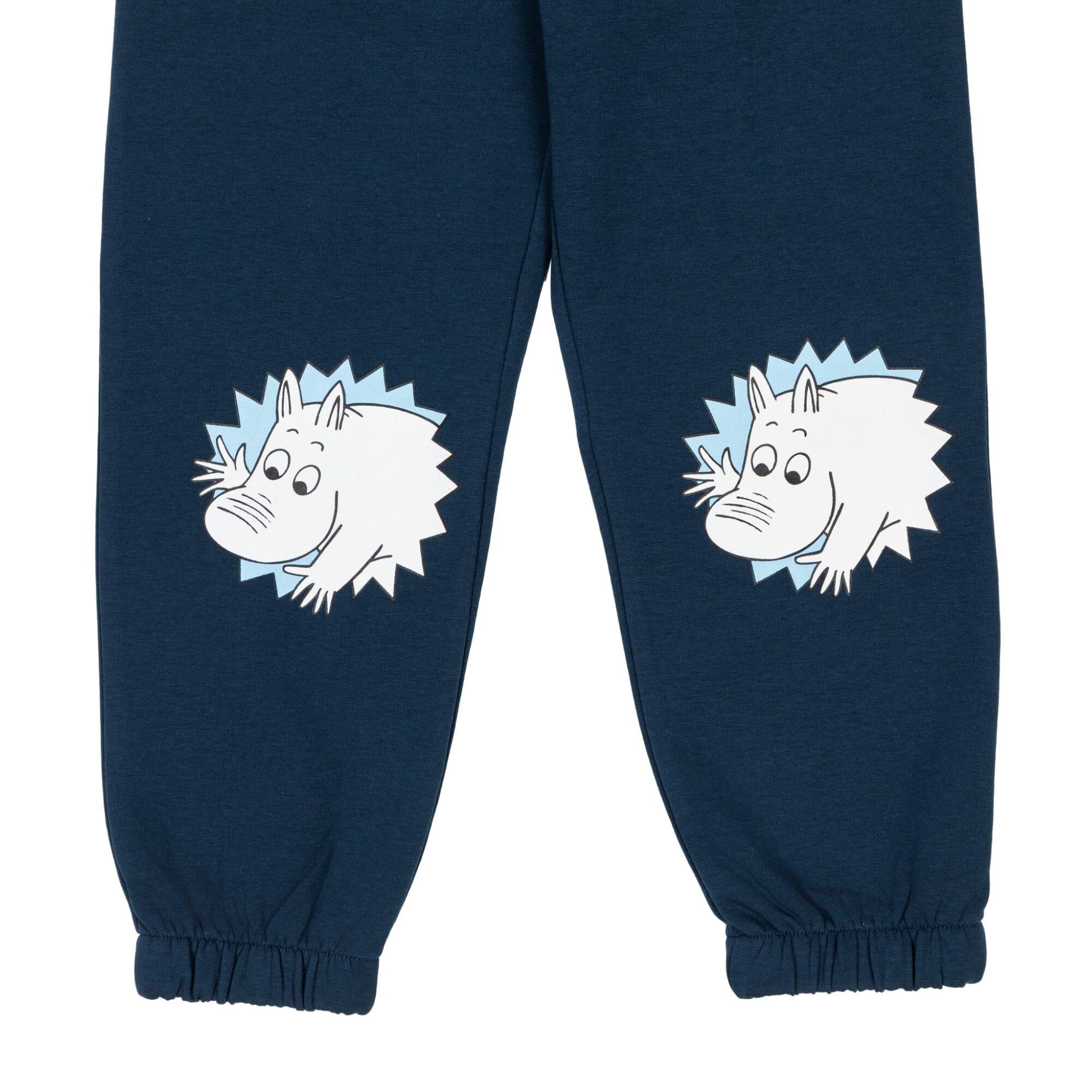 Moomin Kids Sweatpants „Hey Moomin“ – Dark Blue, Print auf den Beinen Hose Moomin by Martinex