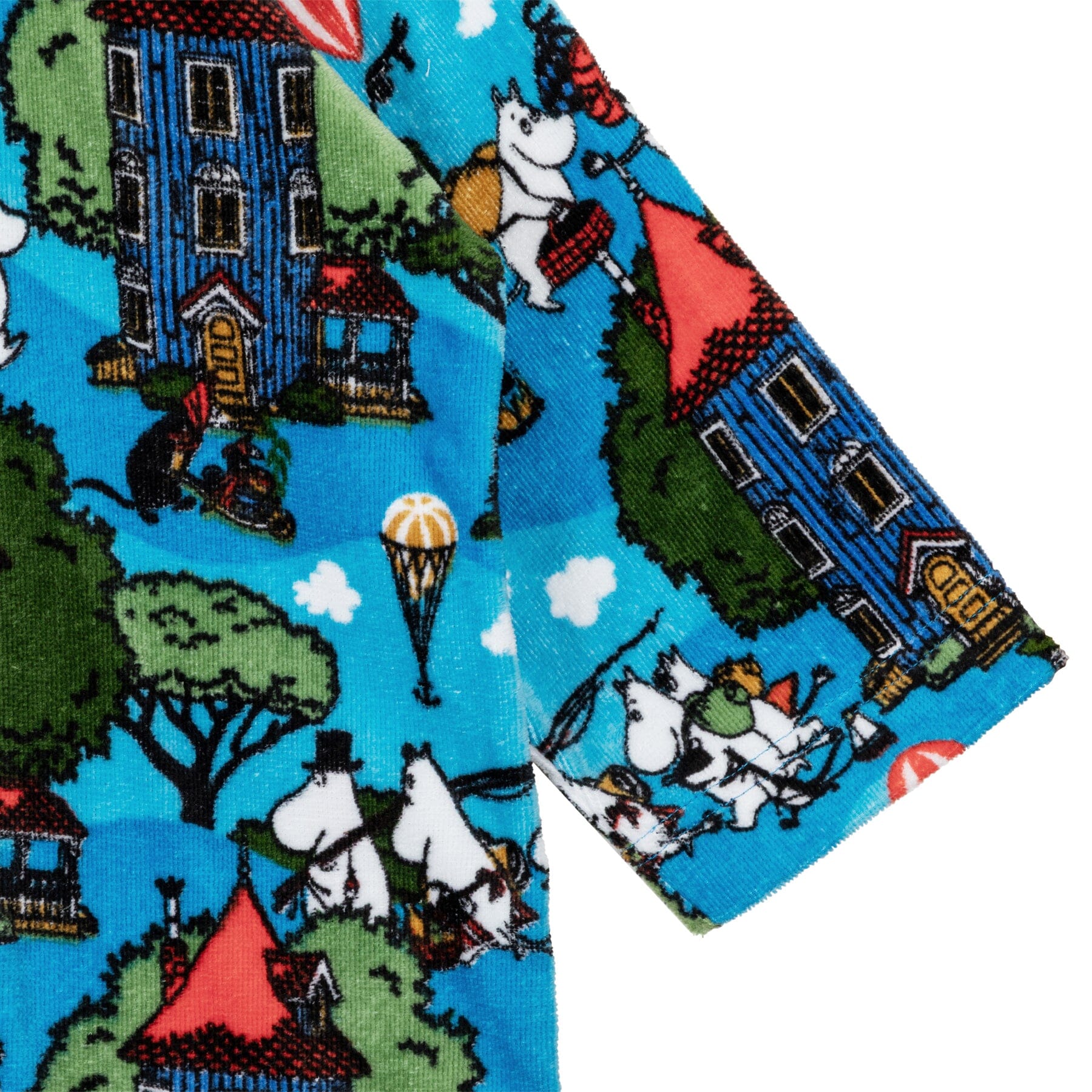 MOOMIN – Kinder-Bademantel „Home Yard“ Blau Bademantel Moomin by Martinex