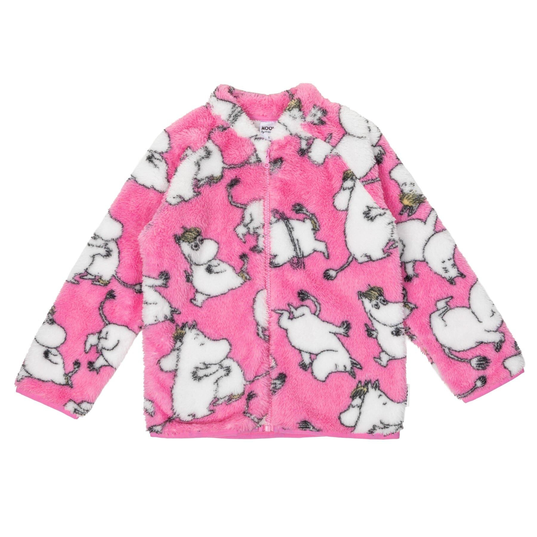 MOOMIN Kinder Fleecejacke „Lovebirds“ Pink – © Moomin Characters Sweatjacke Moomin by Martinex 110