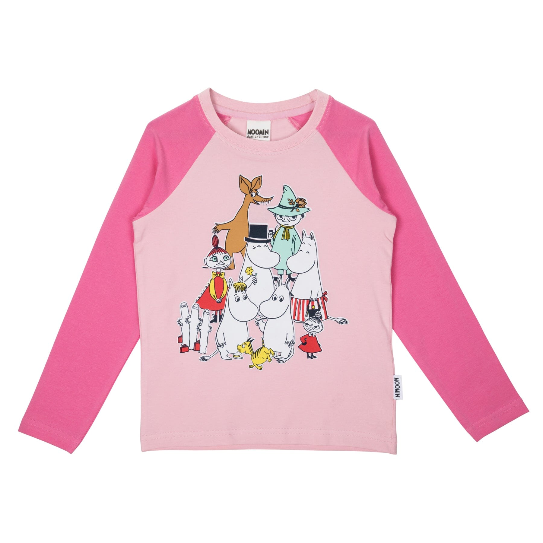 MOOMIN Kinder Longsleeve „Class Picture“ Pink – © Moomin Characters Langarmshirt Moomin by Martinex 104
