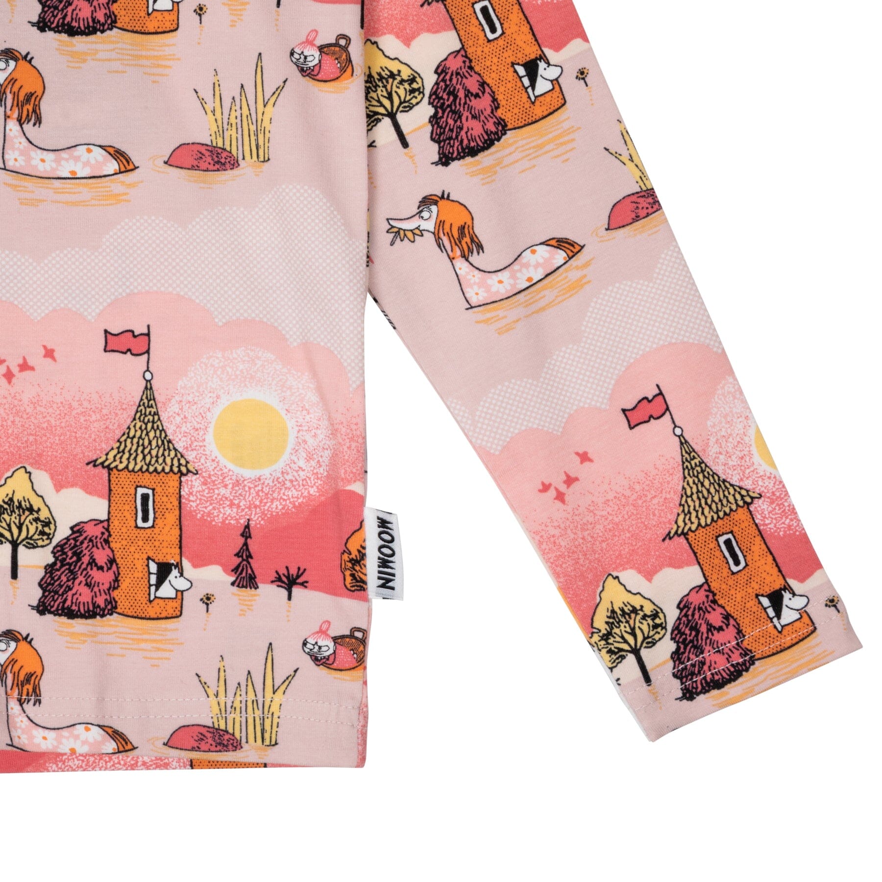 MOOMIN Kinder Longsleeve „Deluge“ Beige – © Moomin Characters Langarmshirt Moomin by Martinex