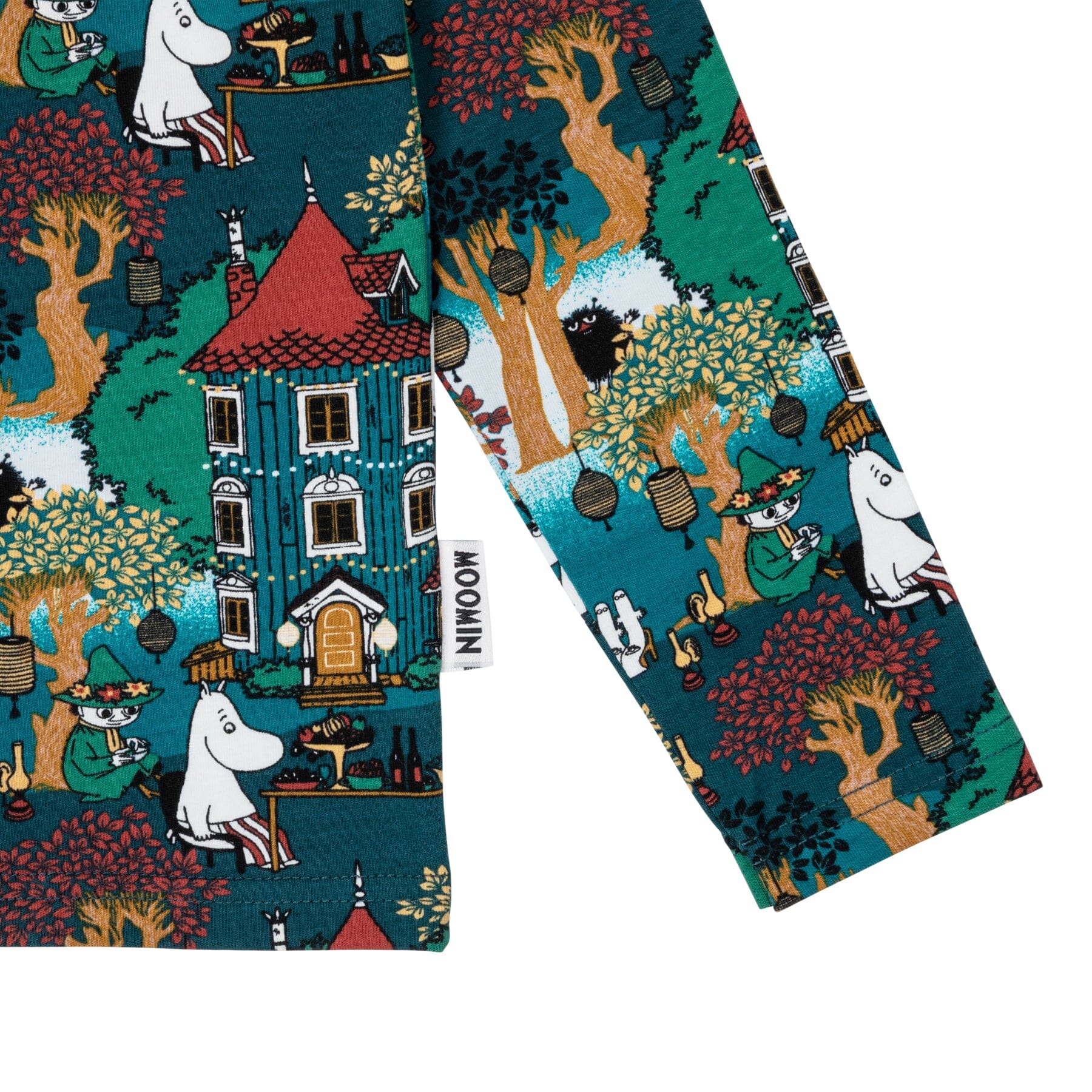 MOOMIN Kinder Longsleeve „Festivity“ Blau – © Moomin Characters Langarmshirt Moomin by Martinex