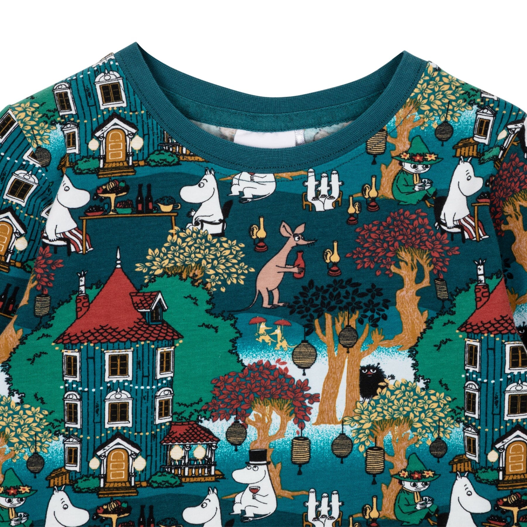 MOOMIN Kinder Longsleeve „Festivity“ Blau – © Moomin Characters Langarmshirt Moomin by Martinex