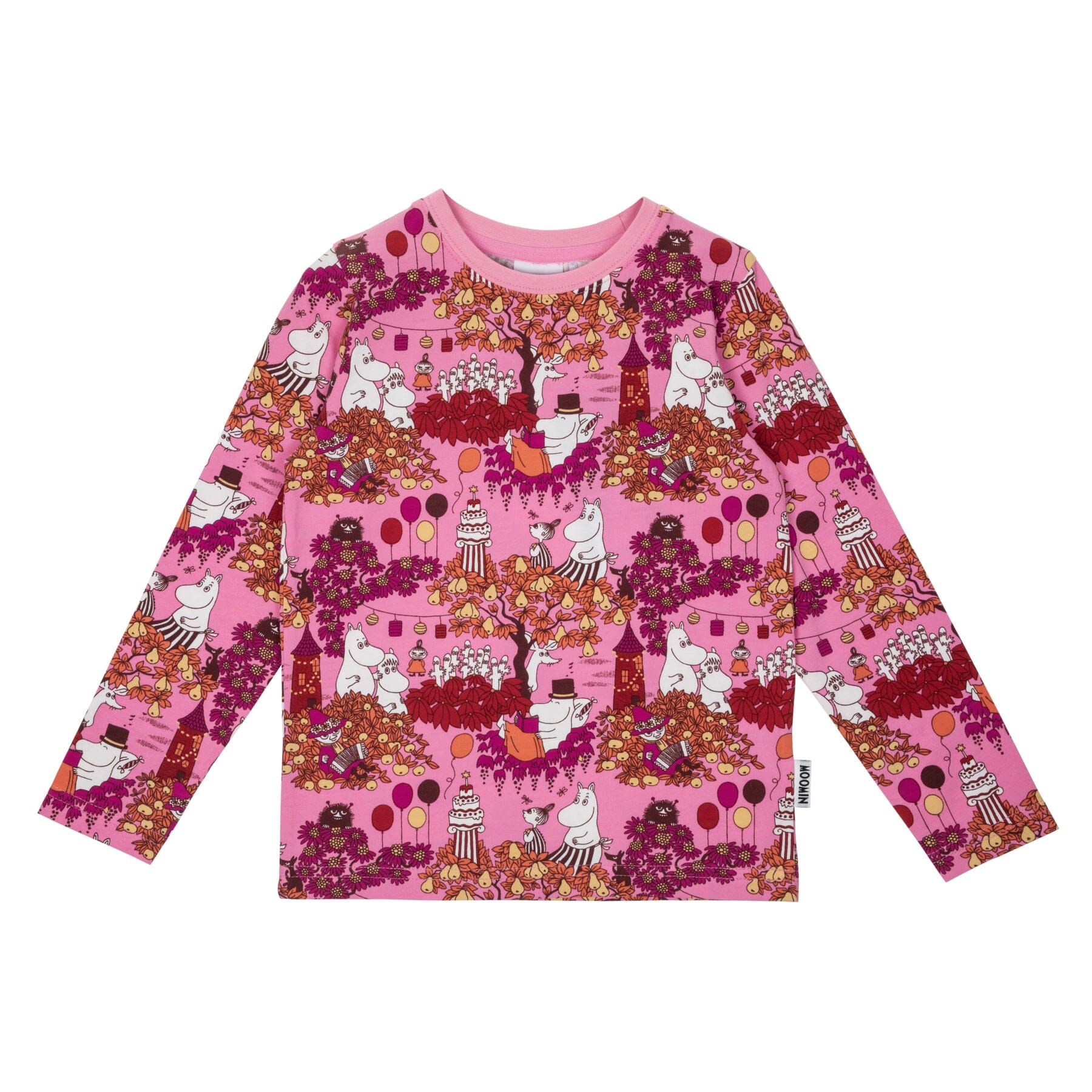 MOOMIN Kinder Longsleeve „Party Moment“ Pink – © Moomin Characters Langarmshirt Moomin by Martinex 104
