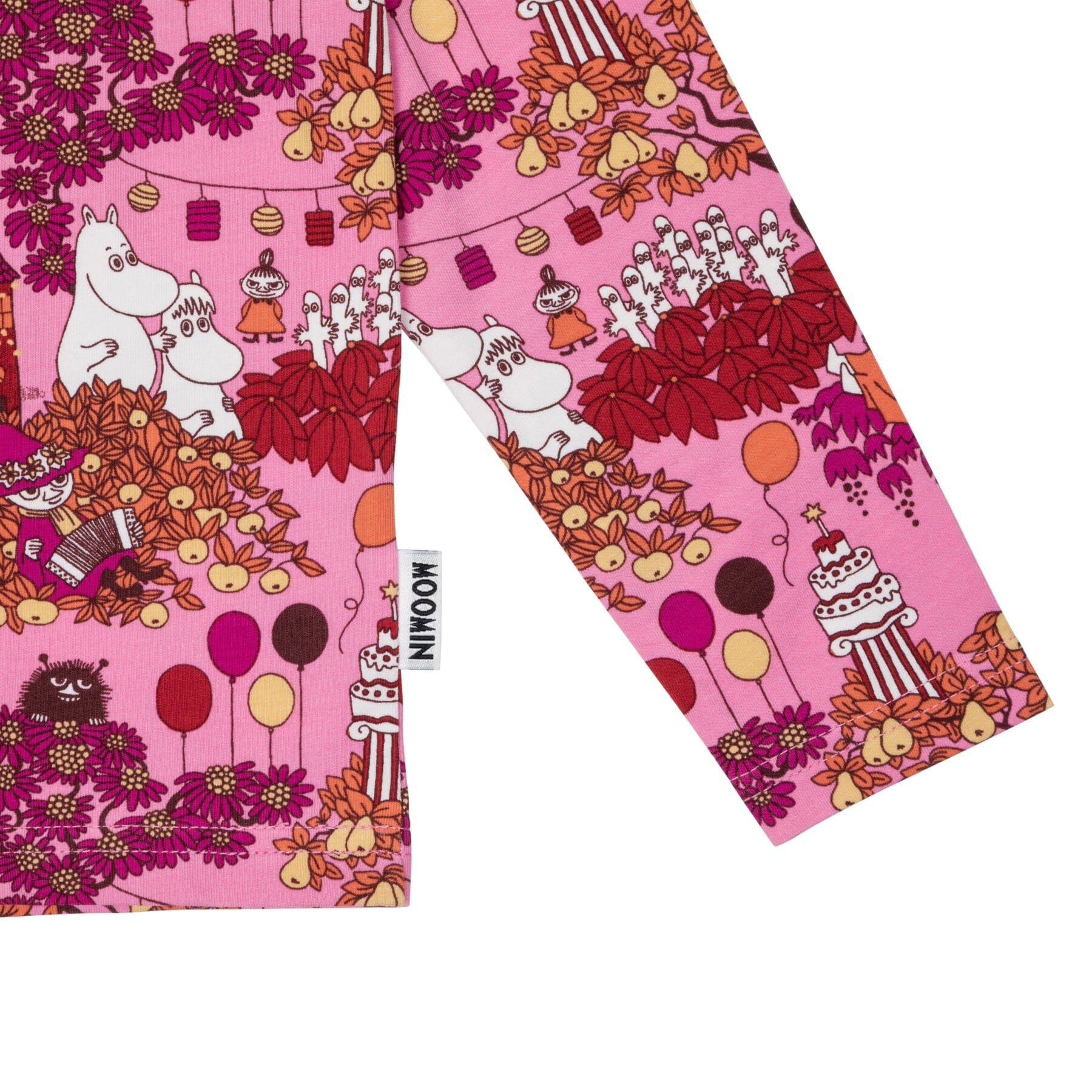 MOOMIN Kinder Longsleeve „Party Moment“ Pink – © Moomin Characters Langarmshirt Moomin by Martinex