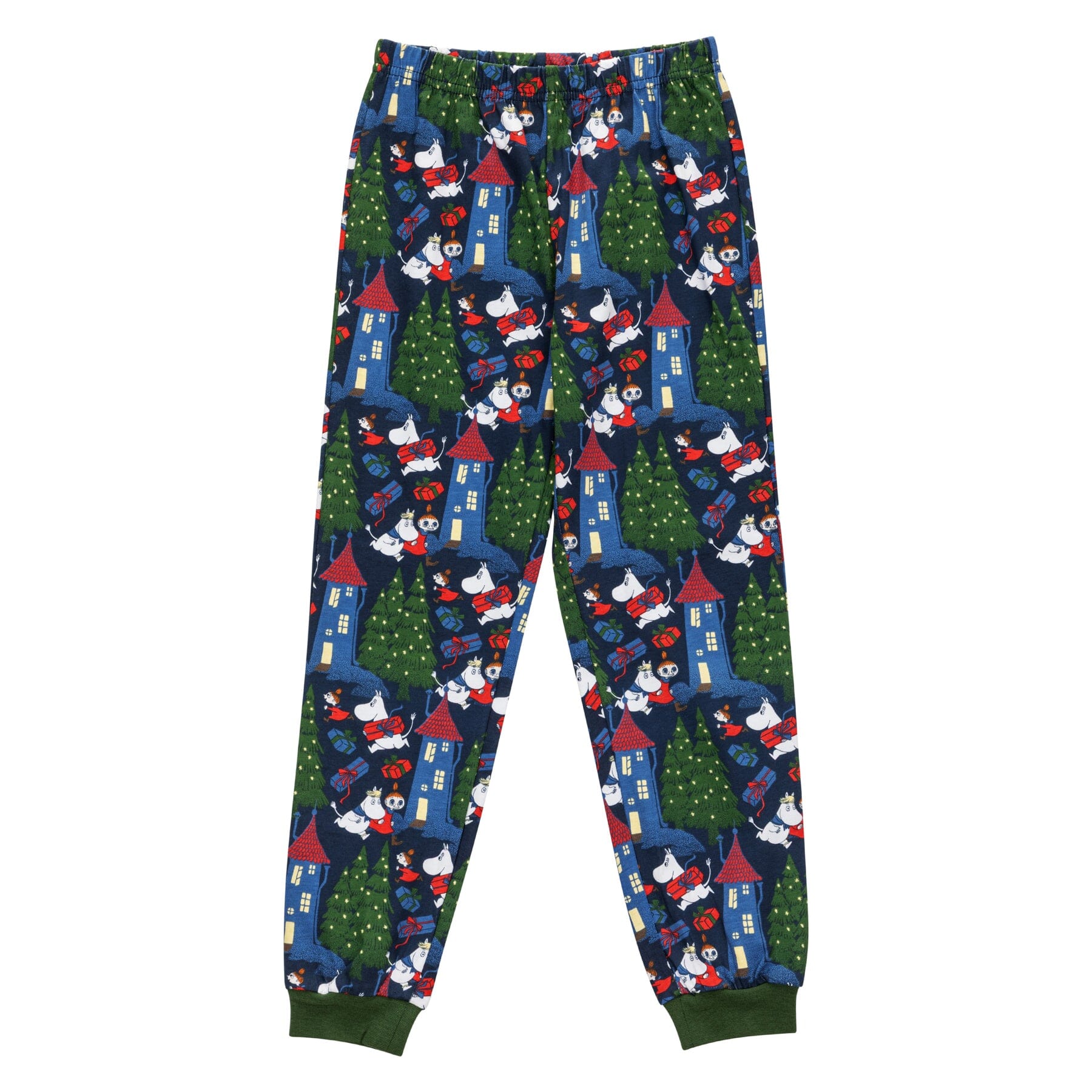 MOOMIN Kinder Pyjama „Bustling“ Dunkelblau – © Moomin Characters Schlafanzug Moomin by Martinex