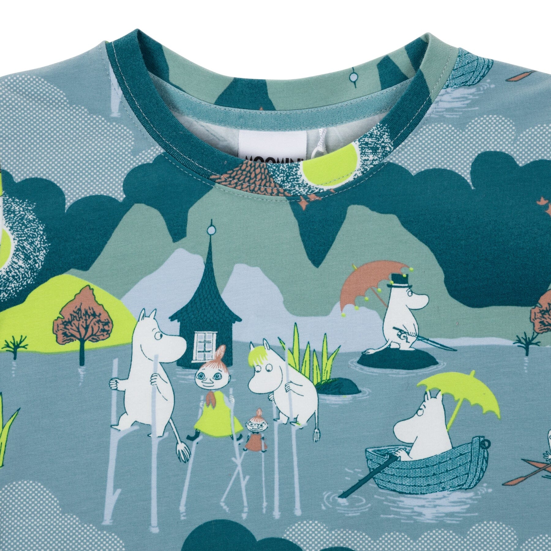 MOOMIN Kinder T-Shirt „Deluge“, Blau – © Moomin Characters T-Shirt Moomin by Martinex
