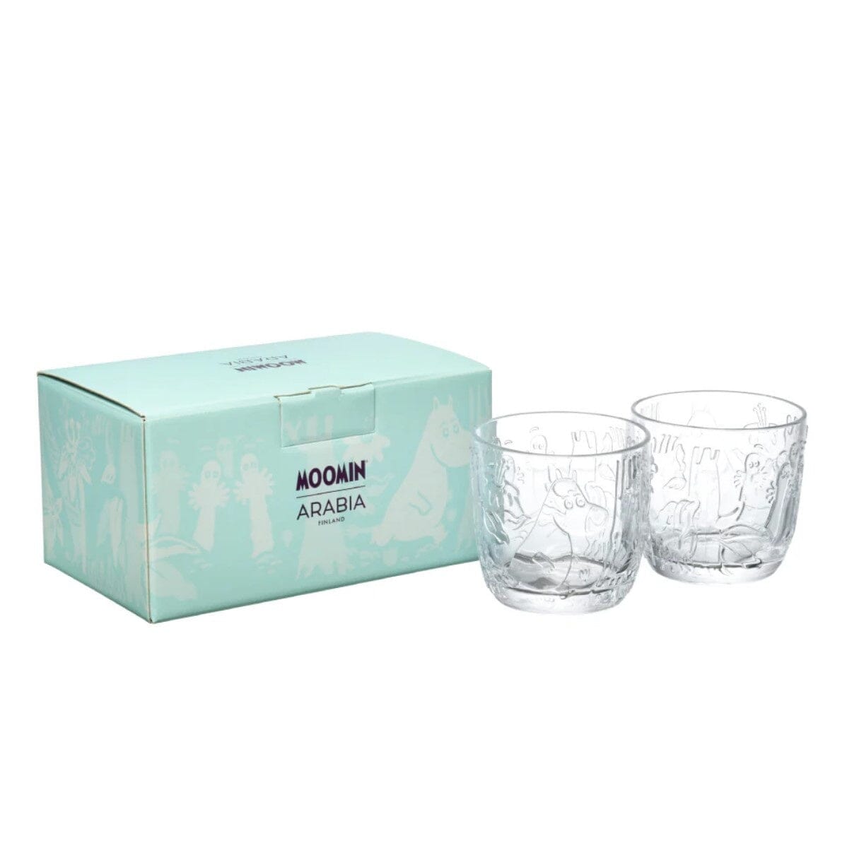 Arabia - Schnapsgläser Mystical Forest, Unikate Gläser Arabia