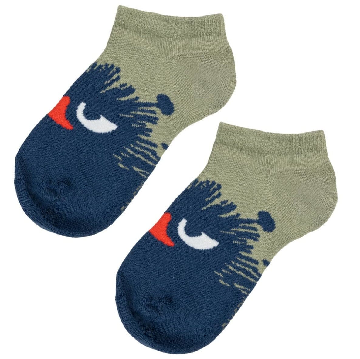 Moomin Stinky Sneaker-Socken 3er Pack Grün Socken Moomin by Martinex
