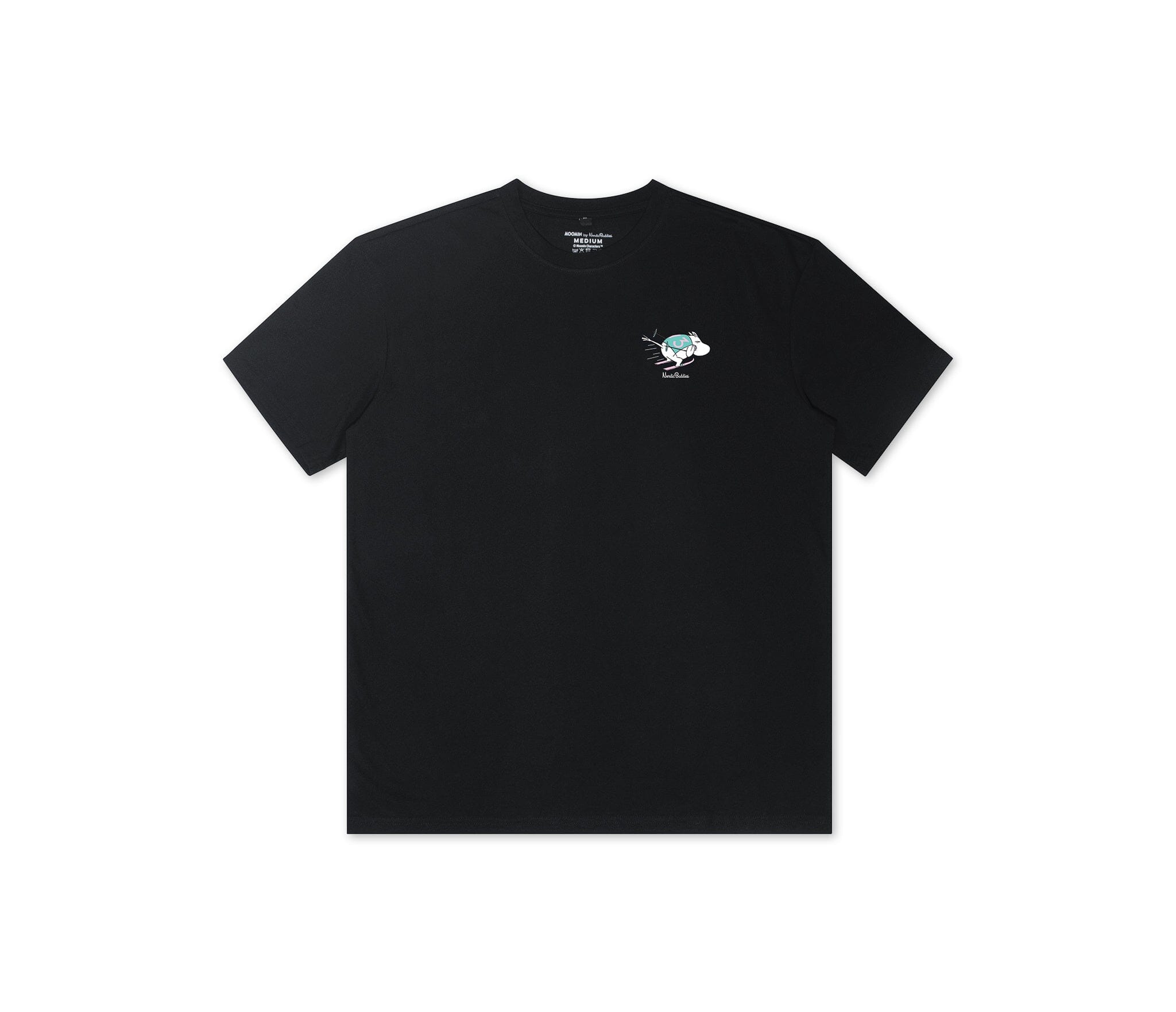 Nordicbuddies - Moomin Moomin T-Shirt Mumintroll schwarz T-Shirt Nordic Buddies