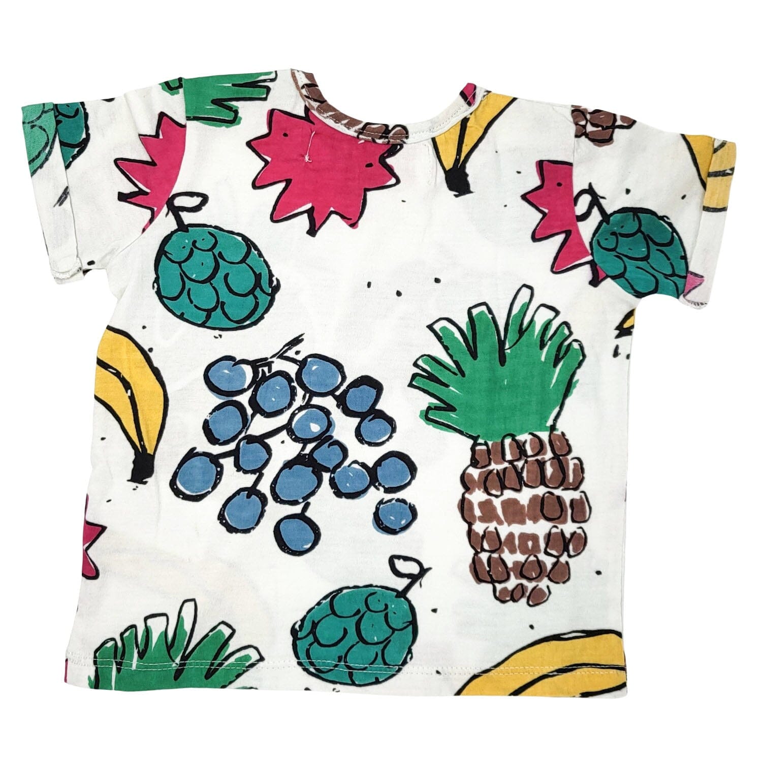 NADADELAZOS T-Shirt Früchte bunt kurzarm T-Shirt nadadelazos