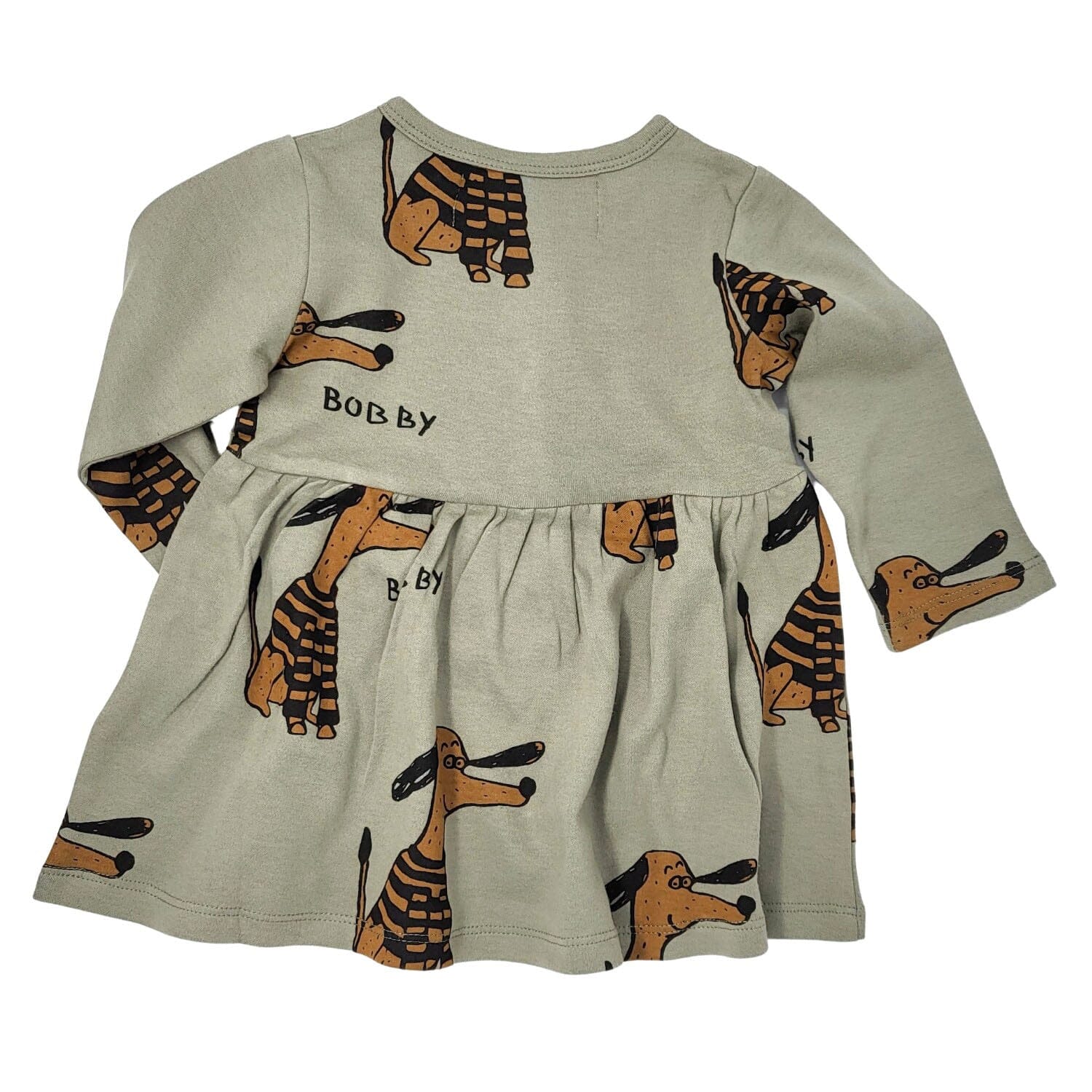 NADADELAZOS Kleid mit Hunde Print aus Bio-Baumwolle Kleid nadadelazos