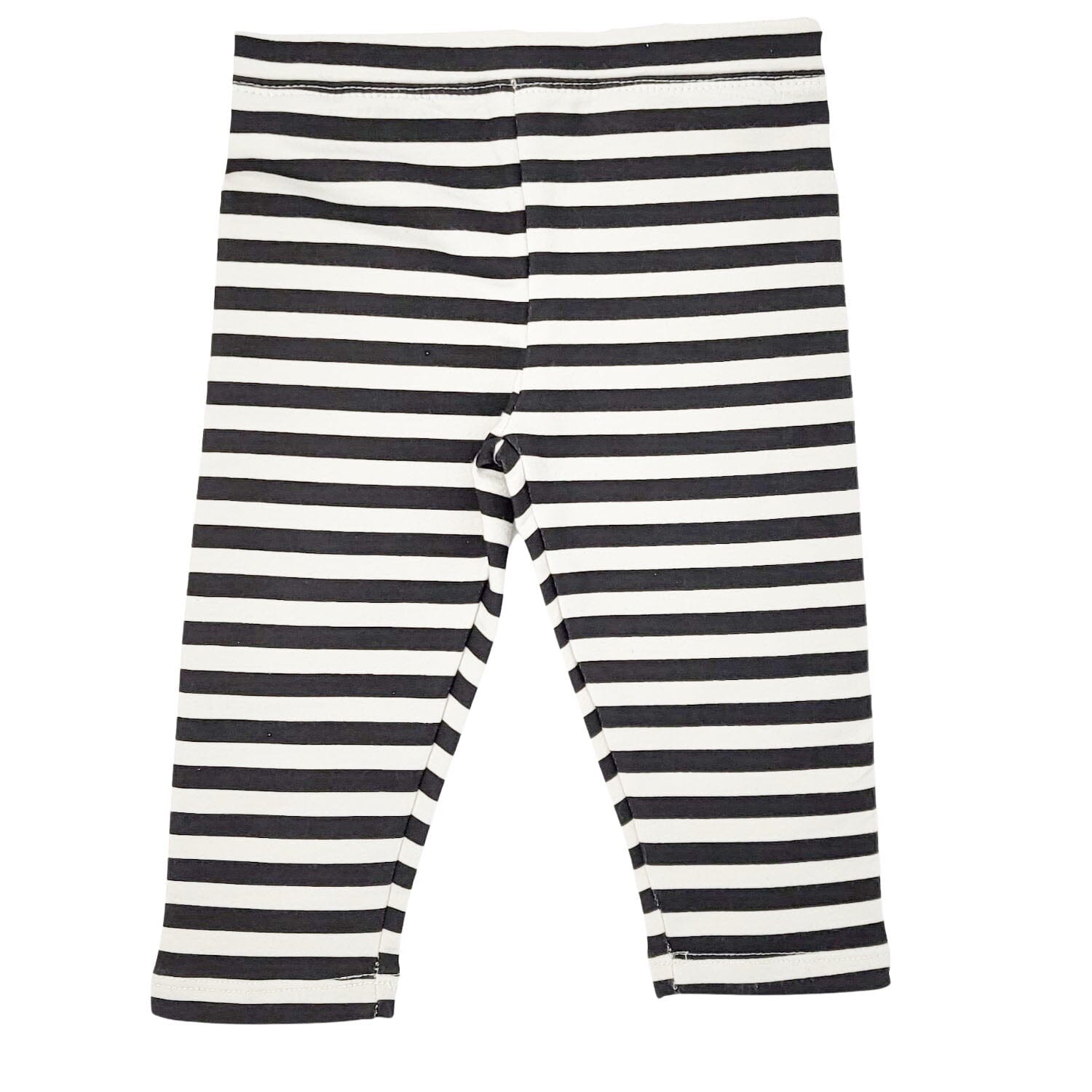 NADADELAZOS coole Kinder Leggings geringelt schwarz/ weiß Leggings nadadelazos