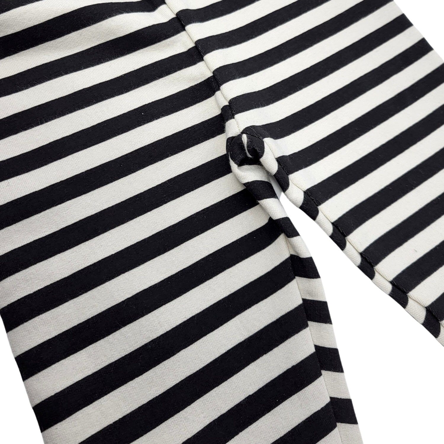 NADADELAZOS coole Kinder Leggings geringelt schwarz/ weiß Leggings nadadelazos