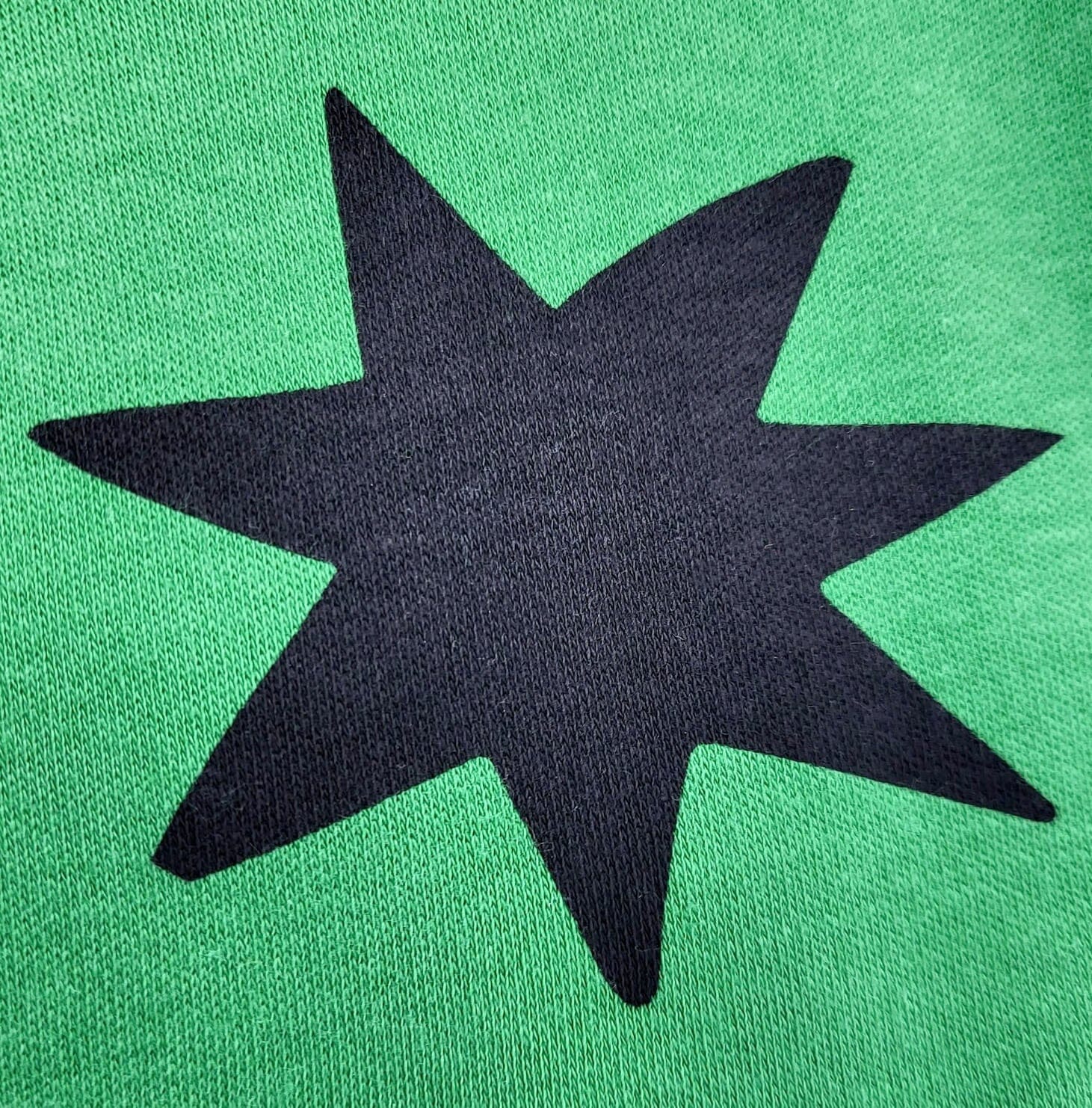 NADADELAZOS coole Kinder Leggings grün mit Sterne Bio-Baumwolle Leggings nadadelazos