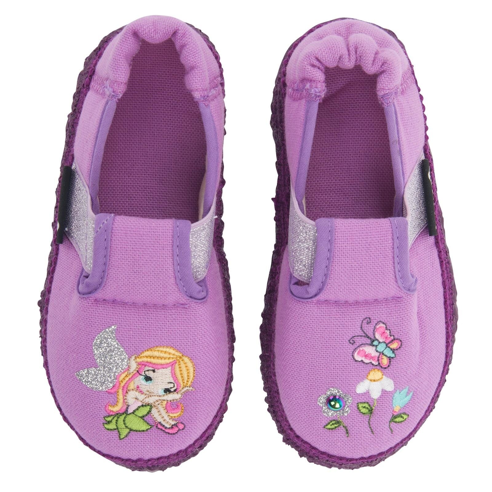 NANGA Hausschuhe Kleine Fee Baumwolle lila Hausschuhe Nanga