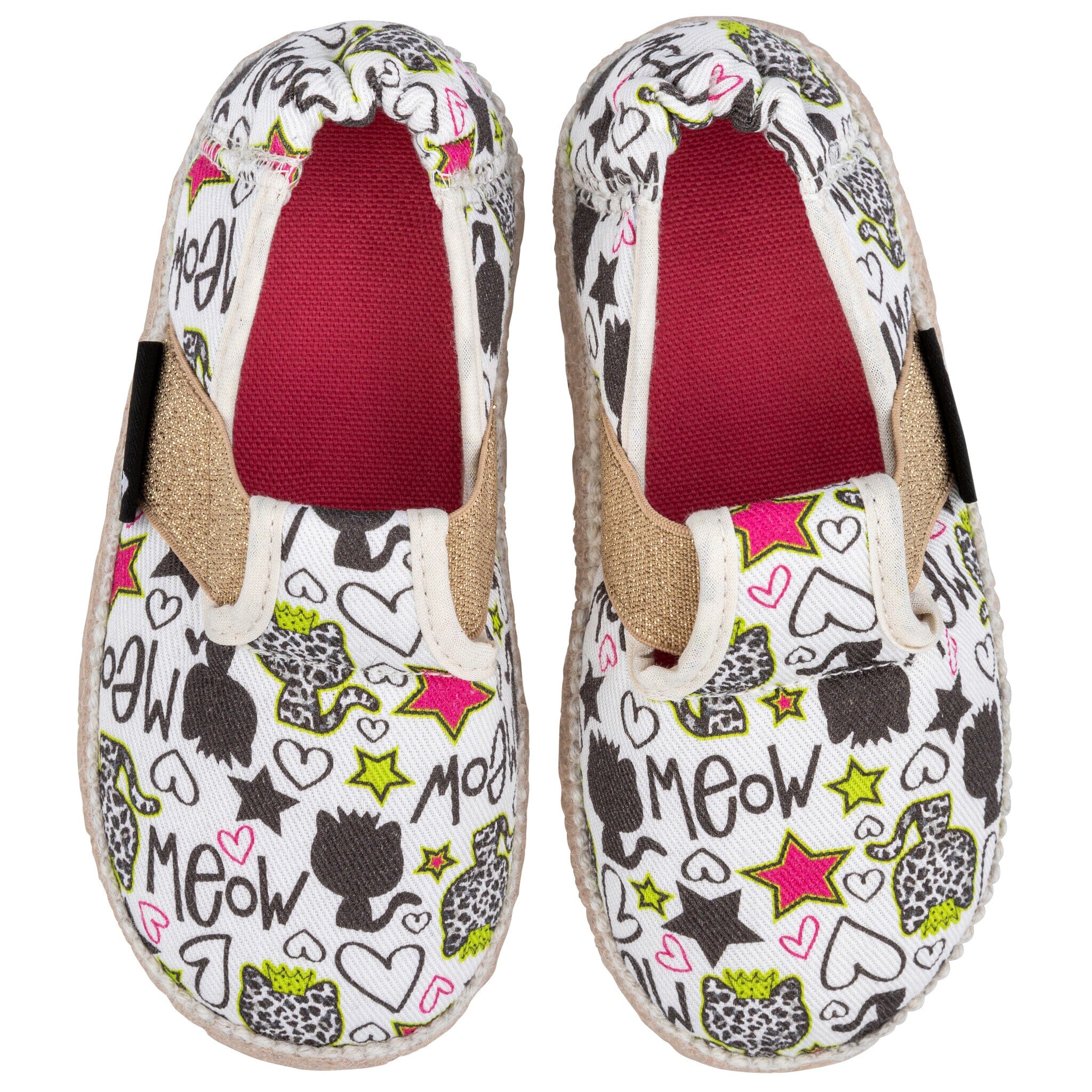NANGA Hausschuhe Flamingo BaumwolleKatze Meow Hausschuhe Nanga