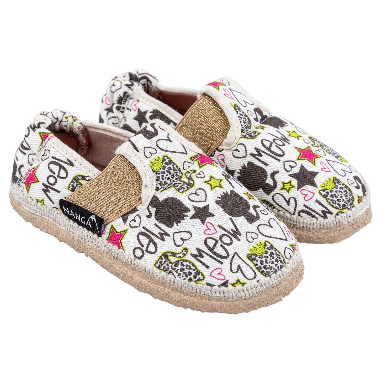 NANGA Hausschuhe Flamingo BaumwolleKatze Meow Hausschuhe Nanga