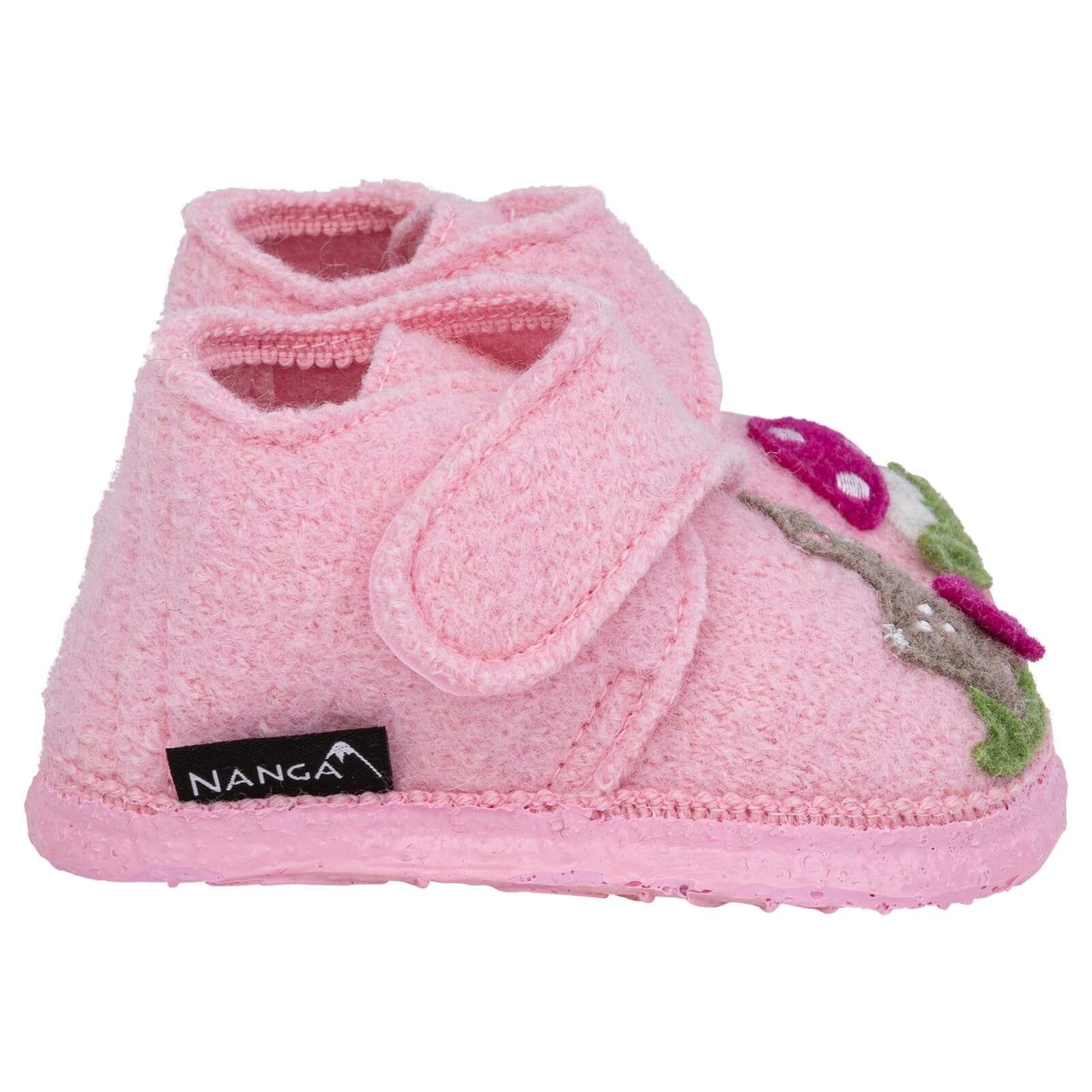 NANGA Hausschuhe Little Bambi aus Walkstoff Hausschuhe Nanga