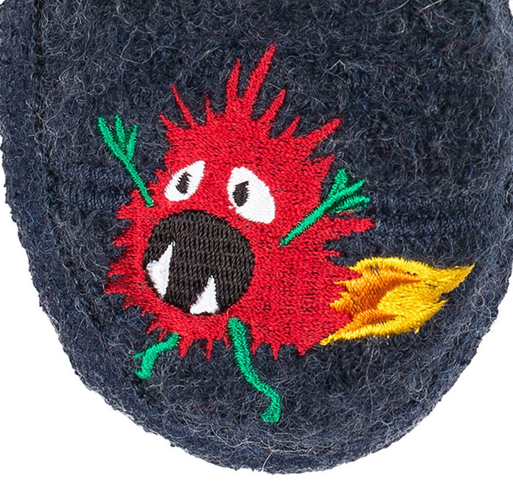 NANGA Hausschuhe Monster aus Walkstoff Hausschuhe Nanga