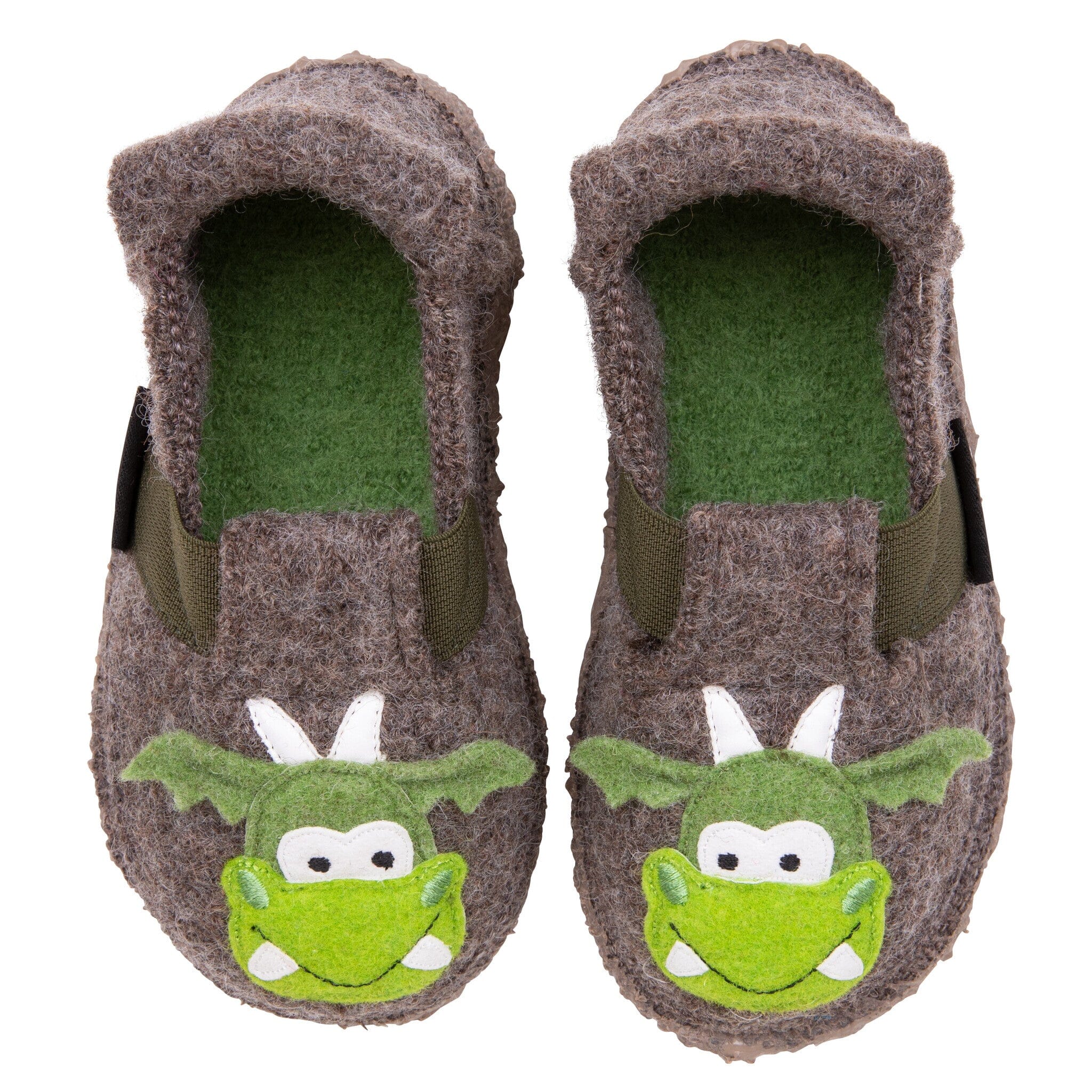 NANGA Hausschuhe braun mit Magic Dragon Hausschuhe Nanga