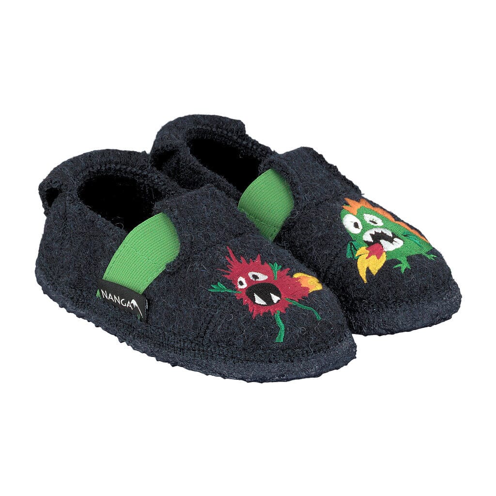 NANGA Hausschuhe Monster aus Walkstoff Hausschuhe Nanga