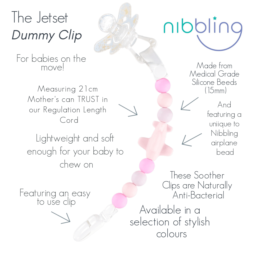 NIBBLING Schnullerkette JetSet Schnullerketten NIBBLING