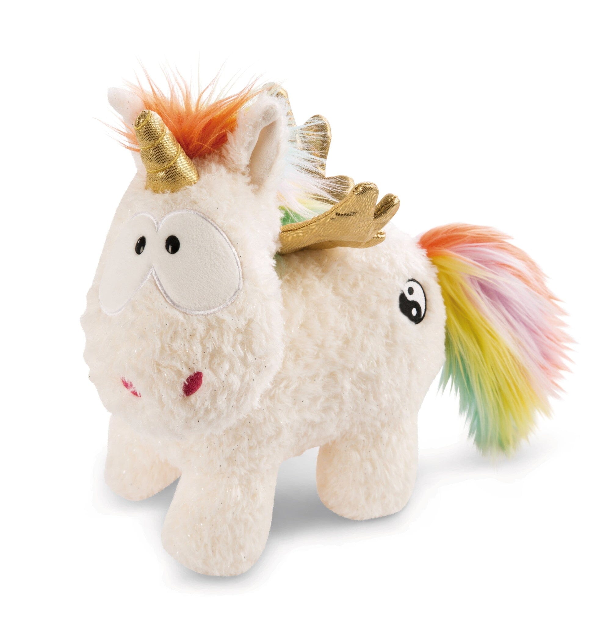 NICI kuscheliges Einhorn Rainbow Yang 22cm stehend Kuscheltiere NICI