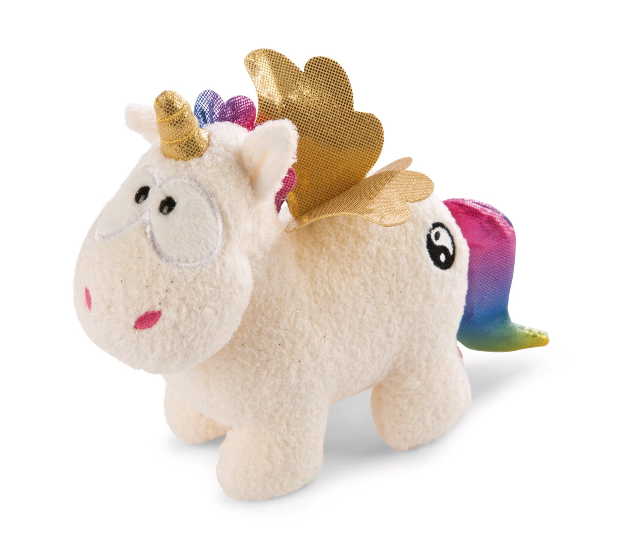 NICI kuscheliges Einhorn Rainbow Yang 13cm stehend Kuscheltiere NICI