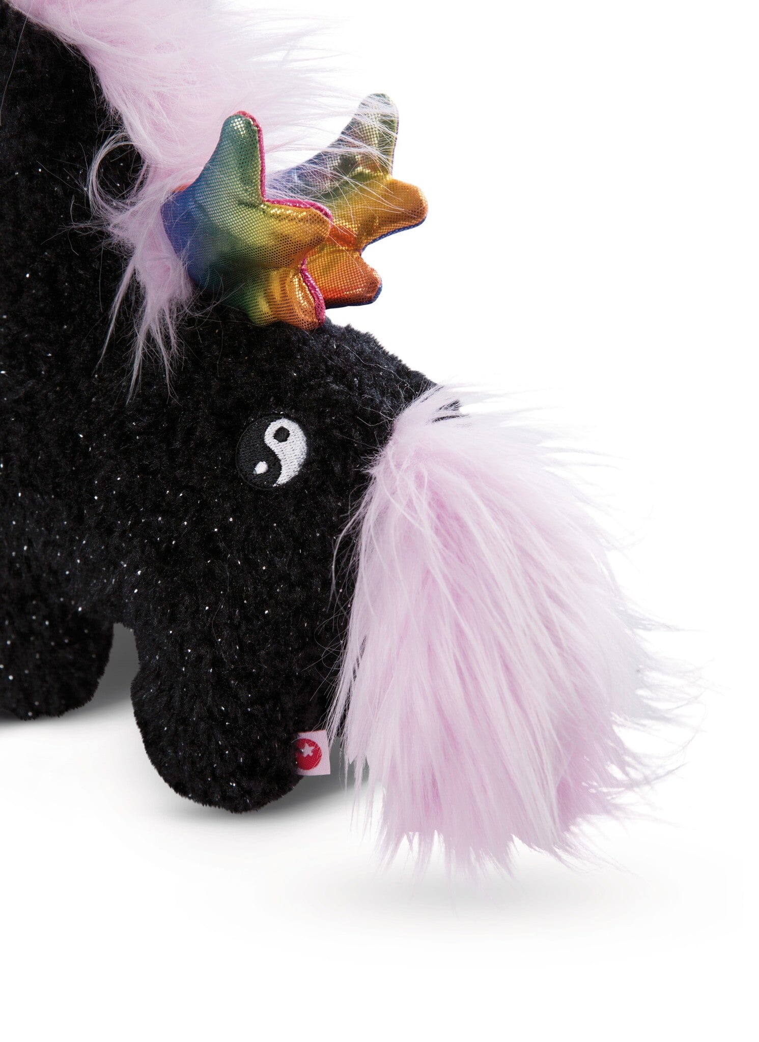 NICI kuscheliges Einhorn schwarz Yin 22cm stehend - Copy Kuscheltiere NICI