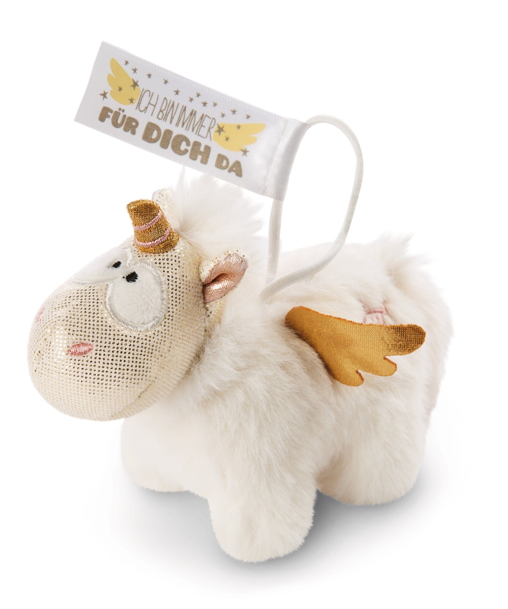 NICI Glücksbringer Einhorn Engel ANGELIA weiß gold Kuscheltiere NICI