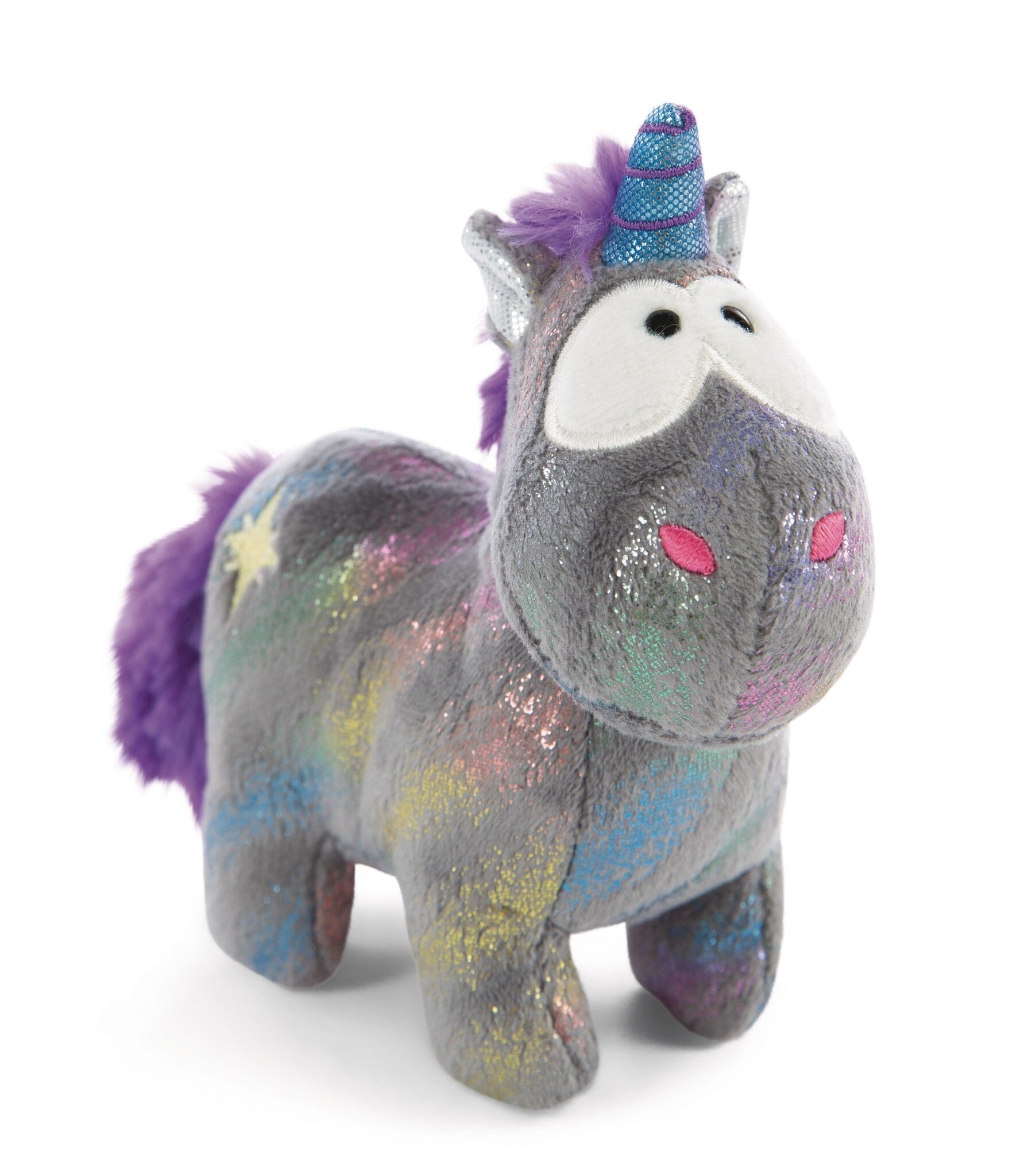 NICI kuscheliges Einhorn glitzernd 13cm Sternenstaub GREEN Kuscheltiere NICI