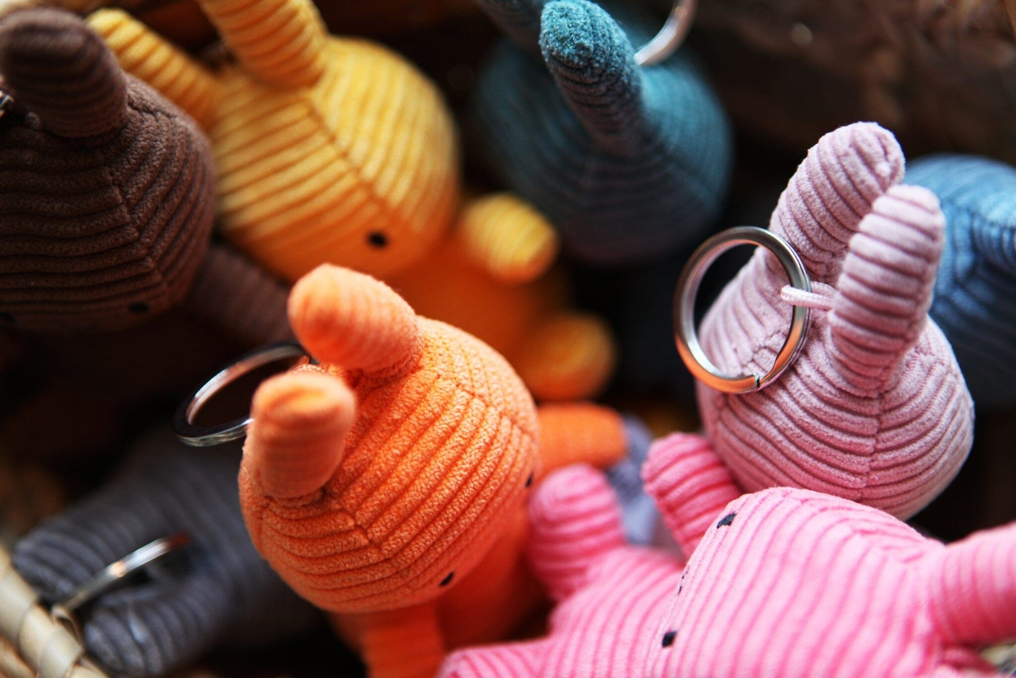 Miffy aus Cord Schlüsselanhänger keychain rosa 10cm Schlüsselanhänger Bon Ton Toys