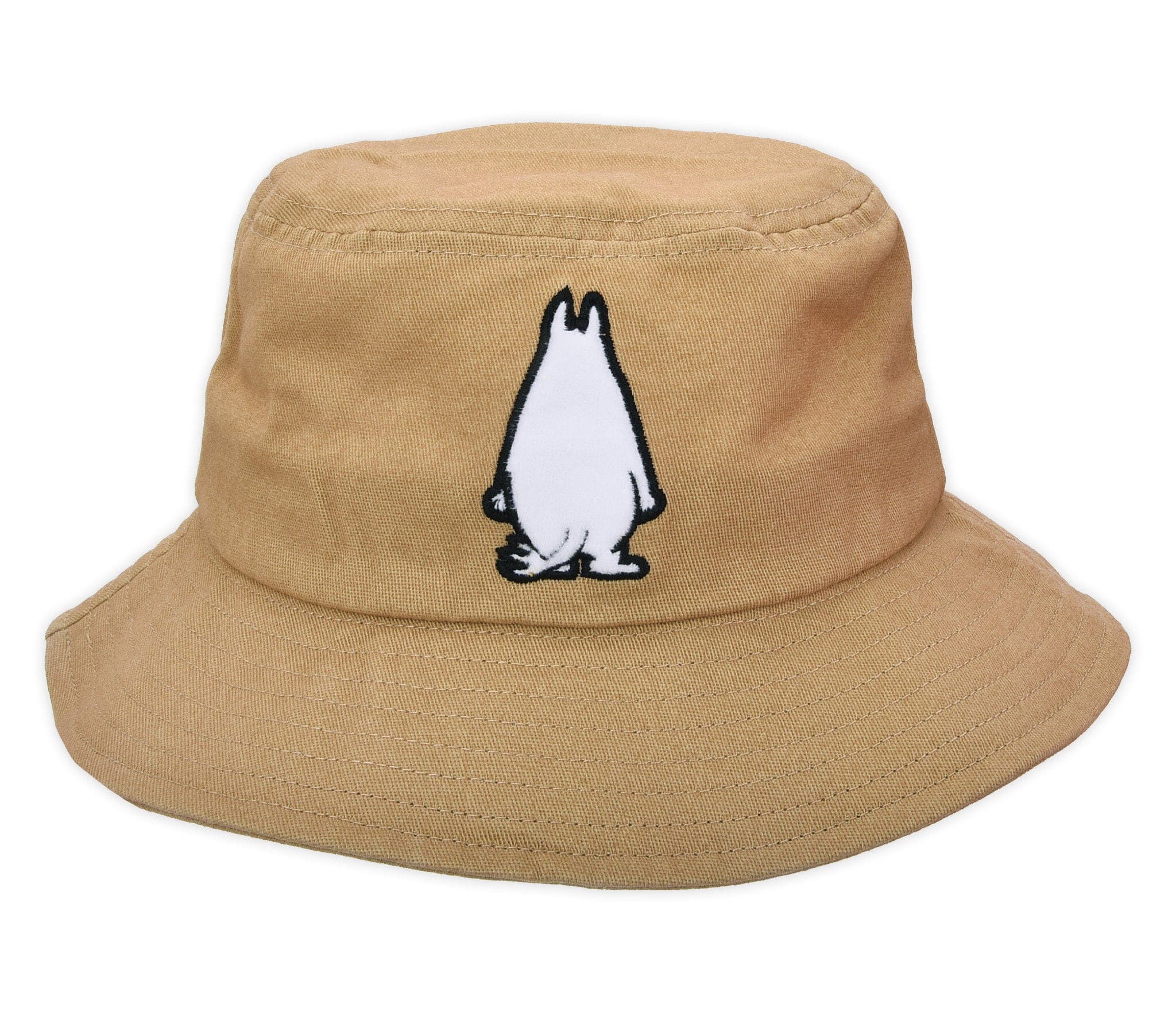 Nordic Buddies - Moomin Fischerhut Buckethat beige Unisex Mumintroll wütend Patch Fischerhut Nordic Buddies