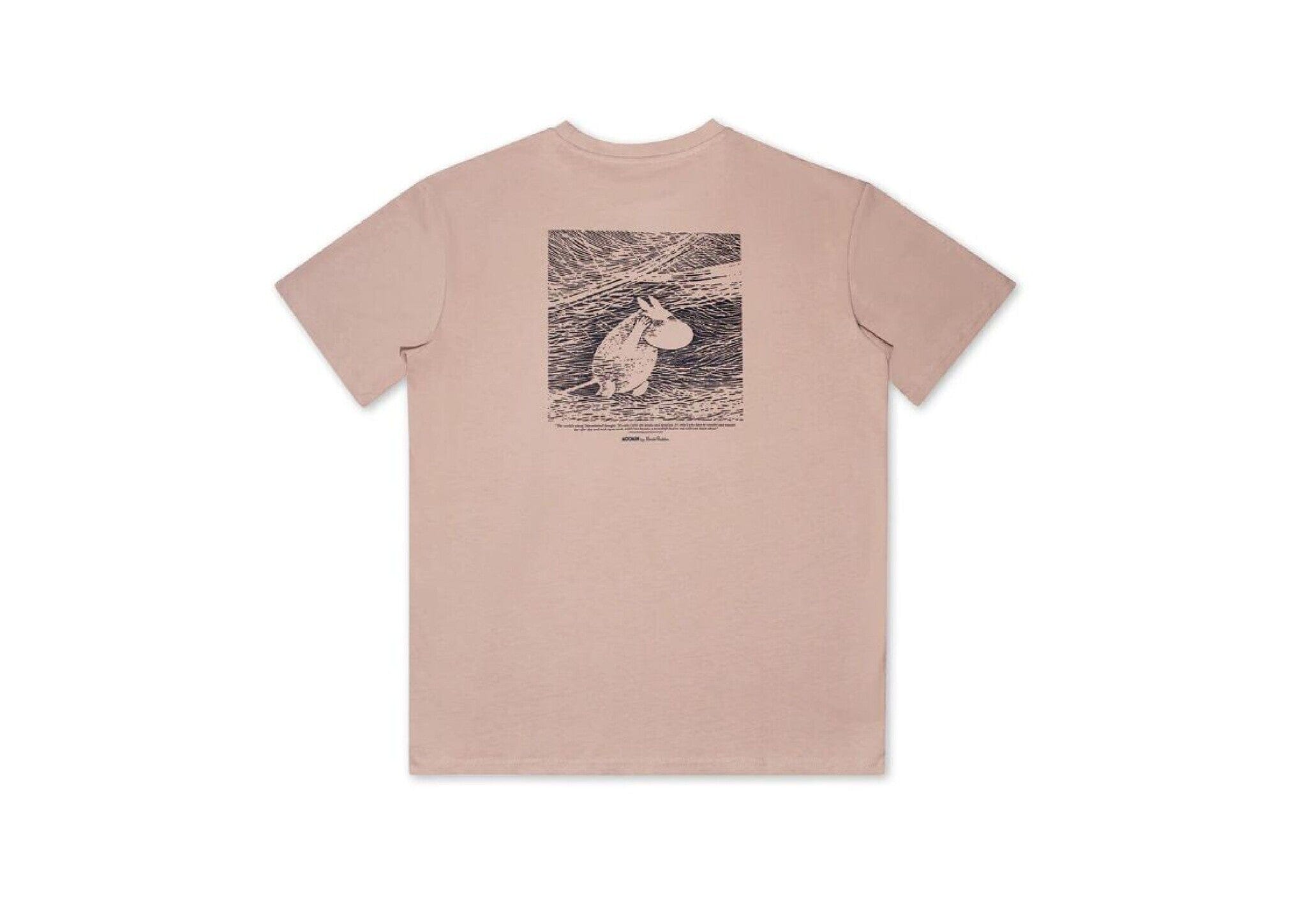 Nordicbuddies - Moomin Moomin T-Shirt Mumintroll im Schneesturm nude T-Shirt Nordic Buddies