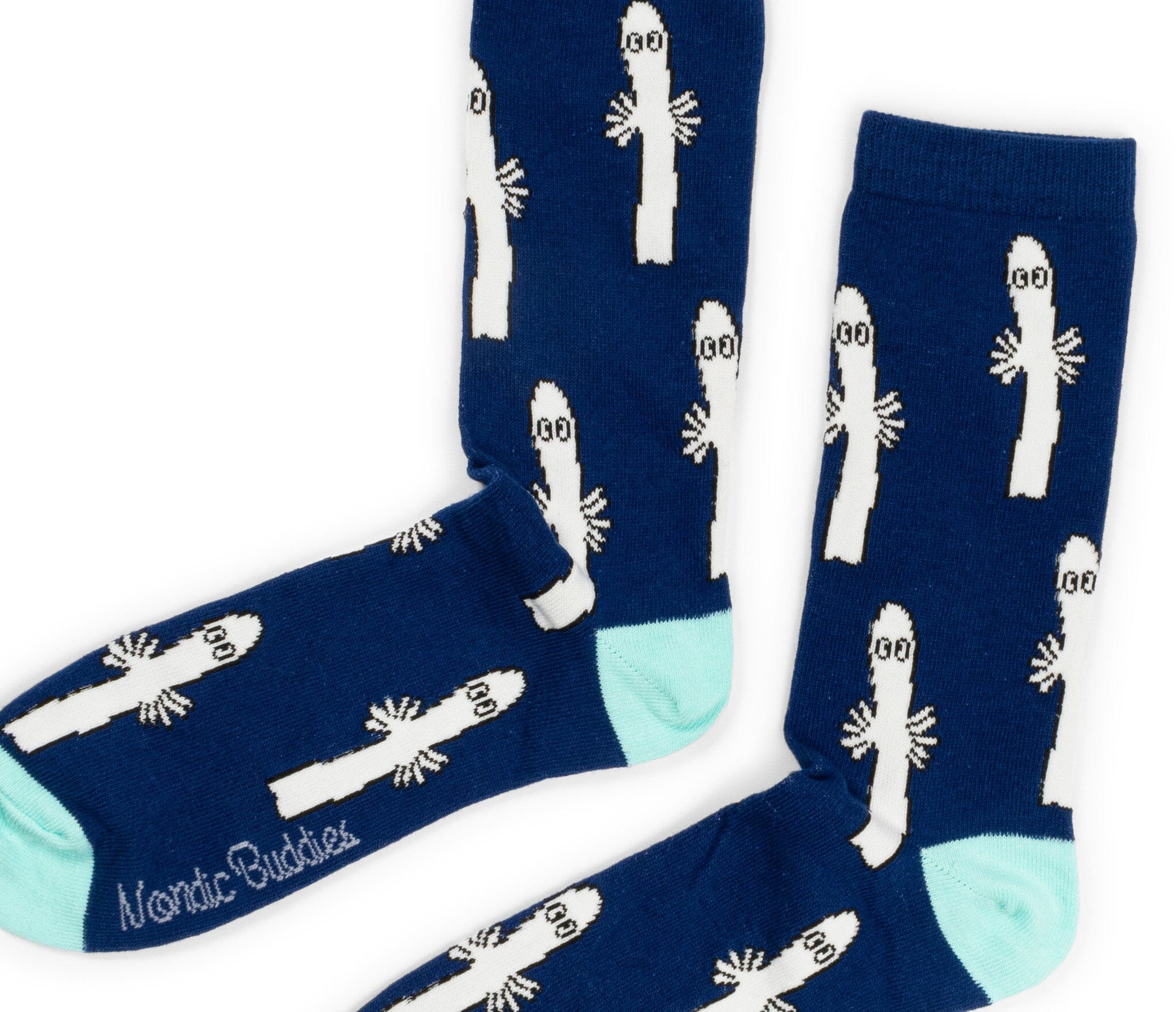 Nordicbuddies - Socken Hattifnatten Moomin Socken - blau Socken Nordic Buddies