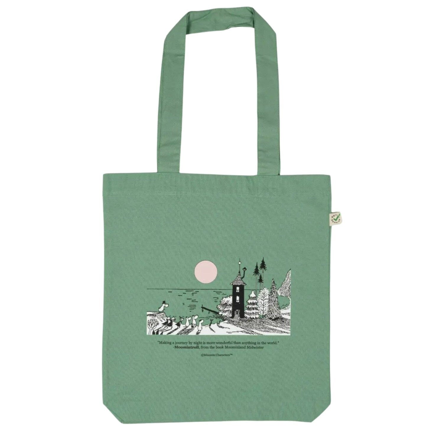 Nordicbuddies - Moomin Baumwolltasche/beutel grün Tasche Nordic Buddies