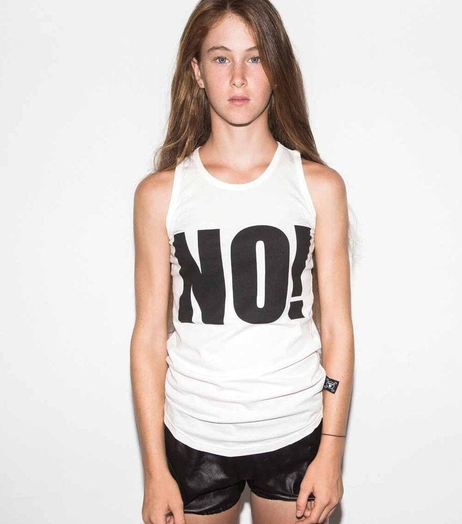 nununu Tanktop NO! offwhite Tops und Tanktops nununu