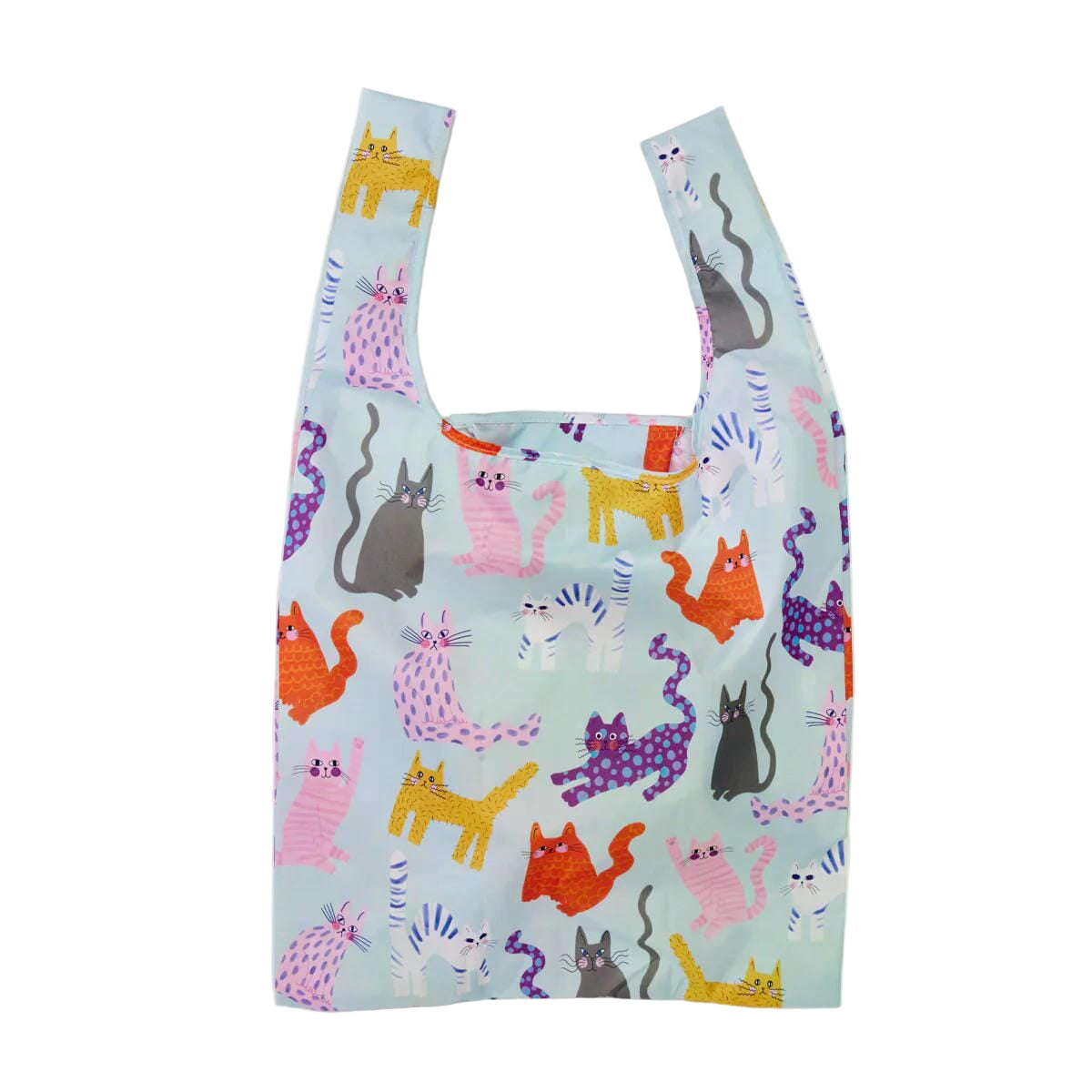 ORIGINAL DUCKHEAD EU Extra Bag „Arty Cats“ Ice Blue Tragetasche ORIGINAL DUCKHEAD