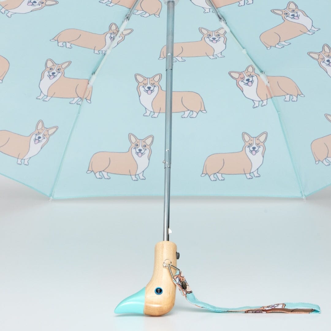 ORIGINAL DUCKHEAD EU Regenschirm mit Entenkopf - Coucou Suzette - Corgi Dog MintCopy Regenschirme ORIGINAL DUCKHEAD