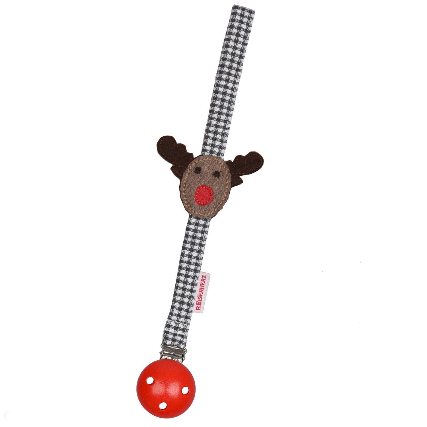 P. Eisenherz Schnullerband Rudolph braun Vichy Karo Schnullerketten & -bänder P. Eisenherz